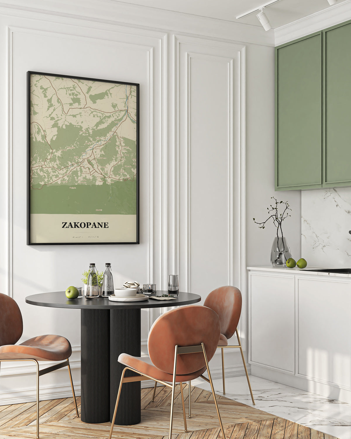 Poster ZAKOPANE - Stadtplan - Technischer Stadtplan - 2