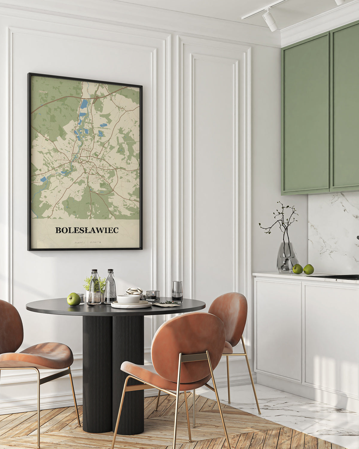 Poster BOLESŁAWIEC – Stadtkarte - 2