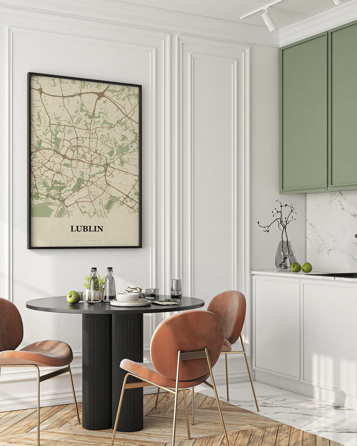 Plakat LUBLIN – mapa miasta - 2