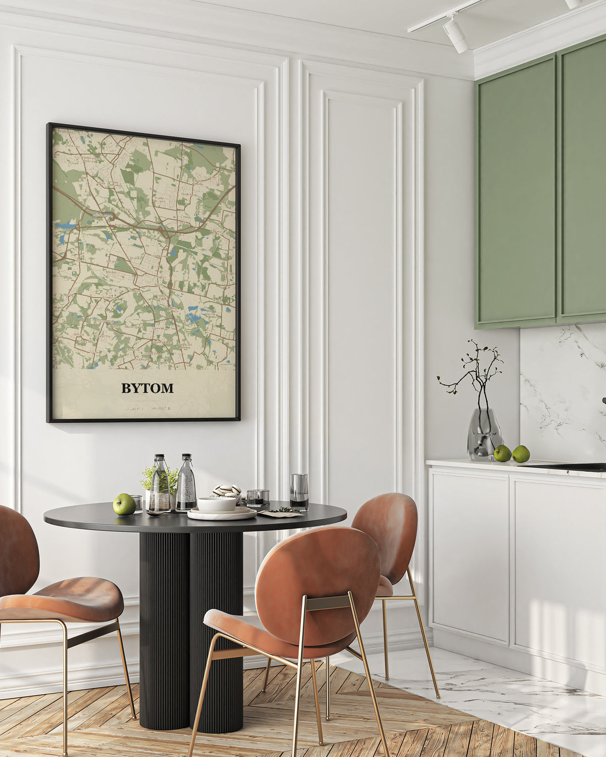 Plakat BYTOM – mapa miasta - 2