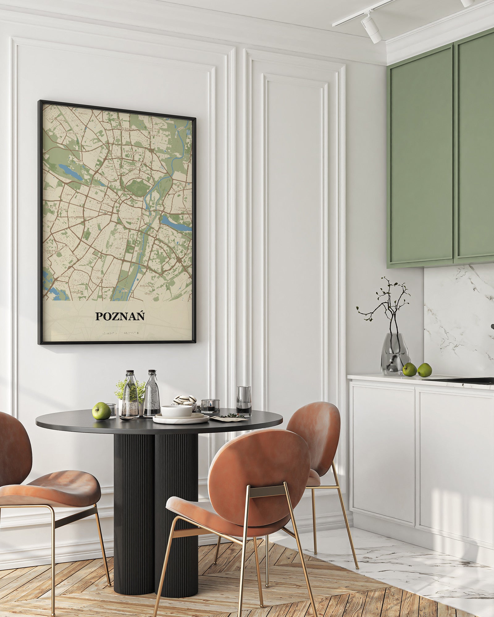 Plakat POZNAŃ – mapa miasta - 2