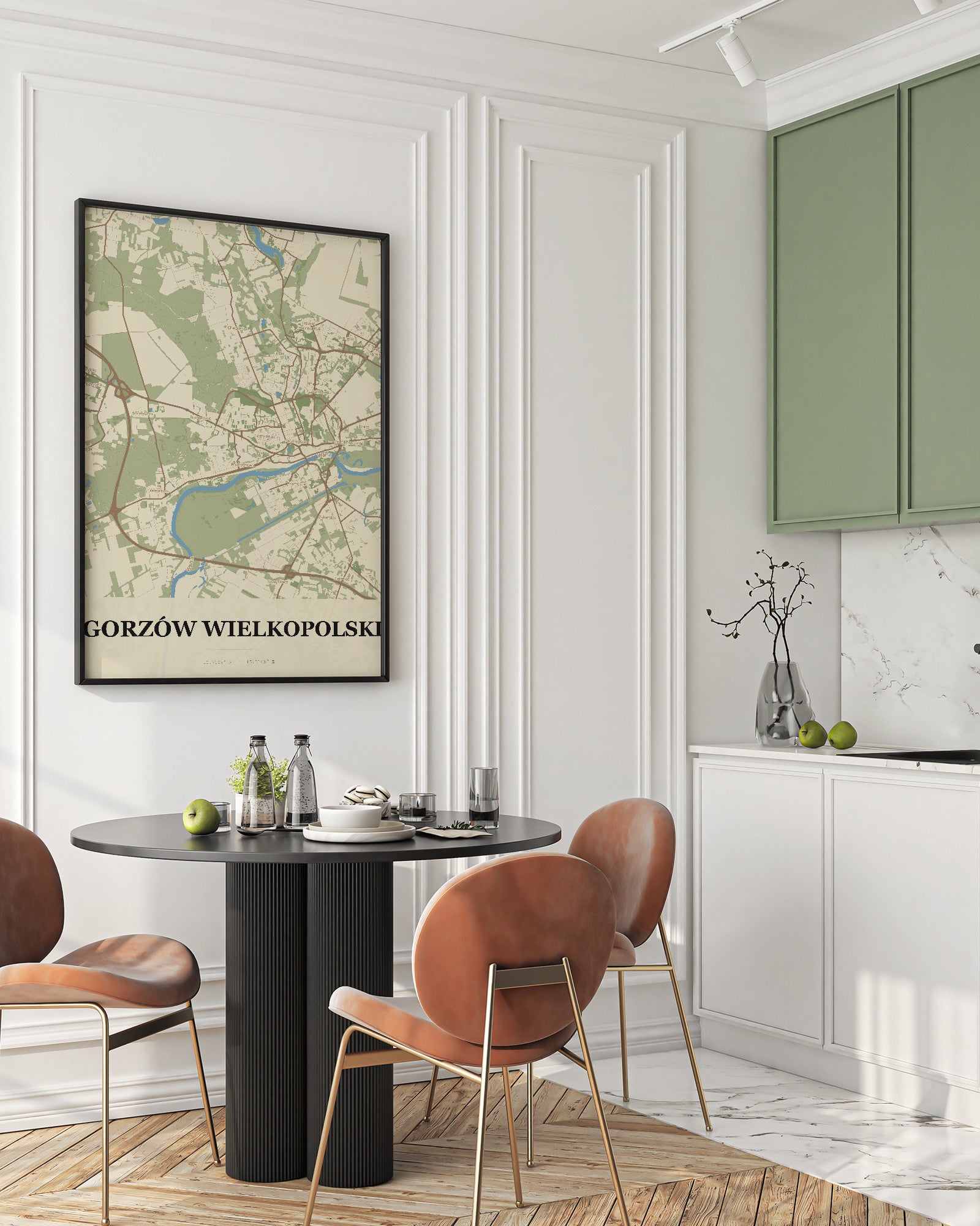 Plakat GORZÓW WIELKOPOLSKI – mapa miasta - 2