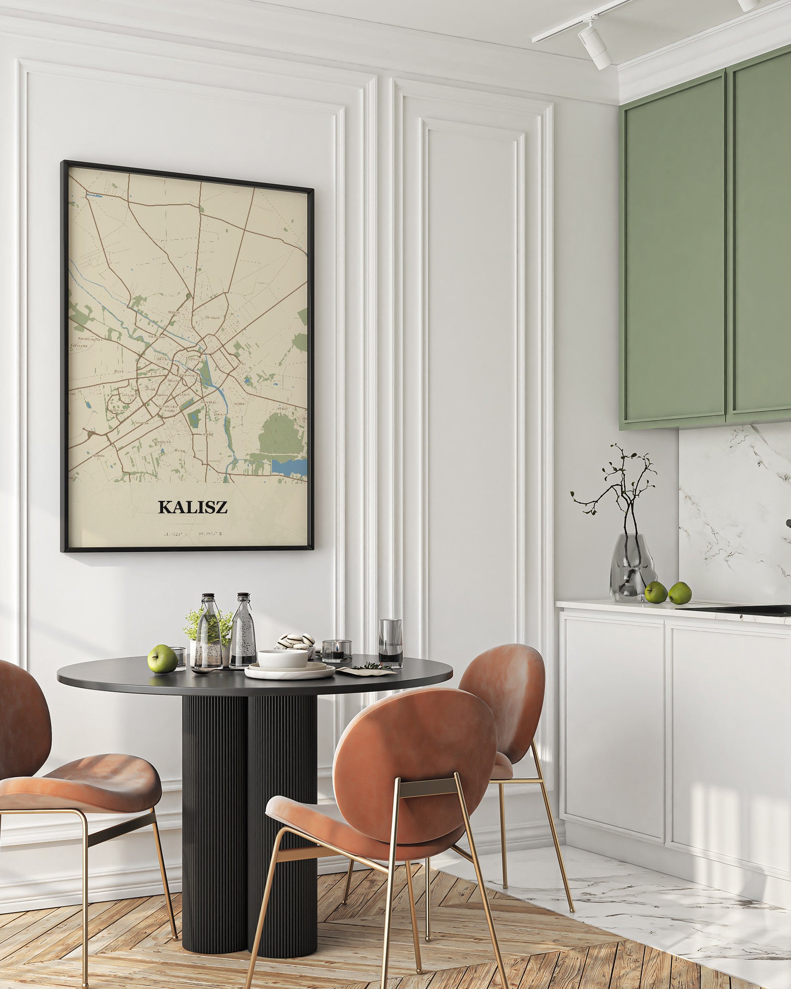 Plakat KALISZ - Mapa miasta, mapa miasta - 2