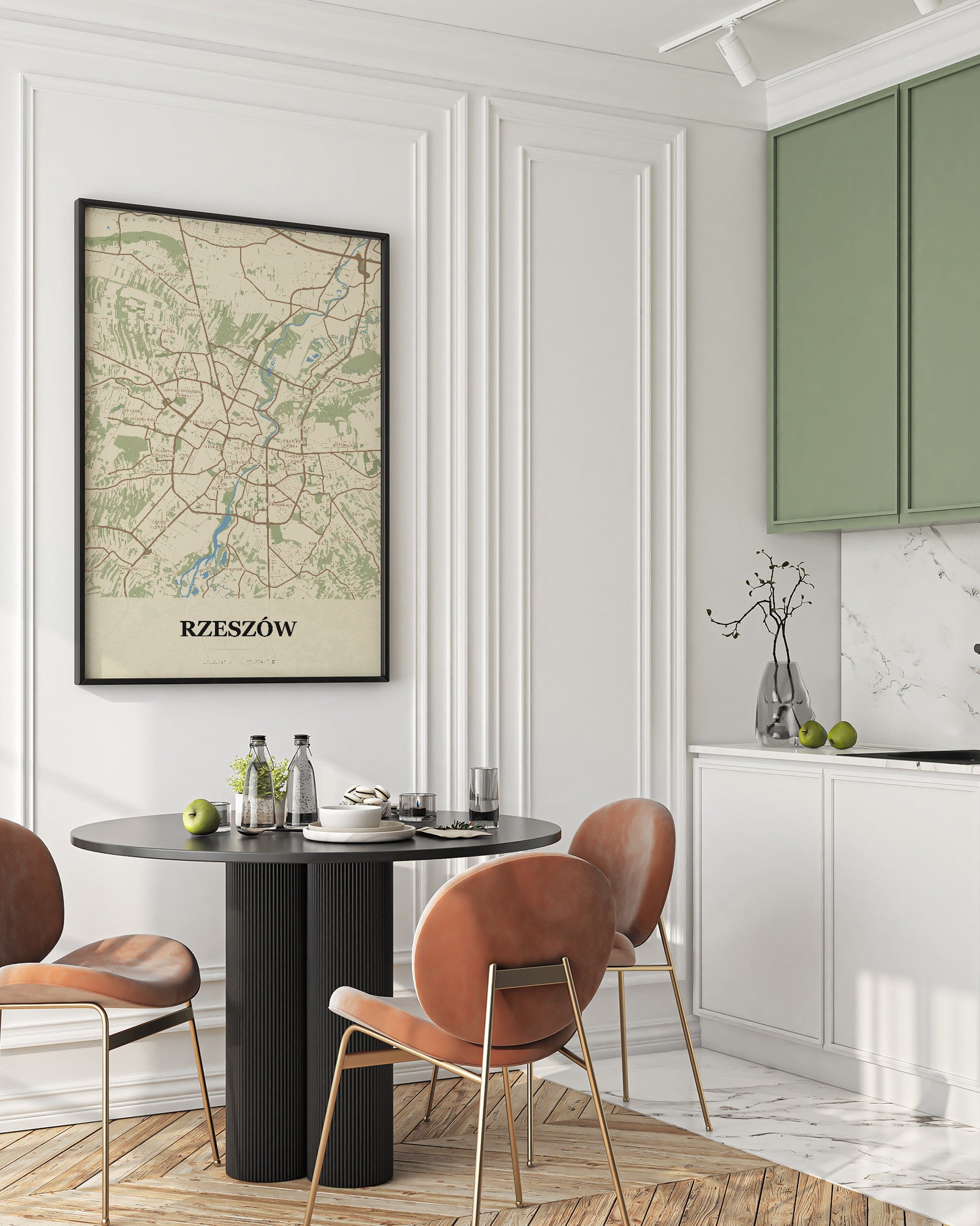 Plakat Rzeszów – mapa miasta - 2