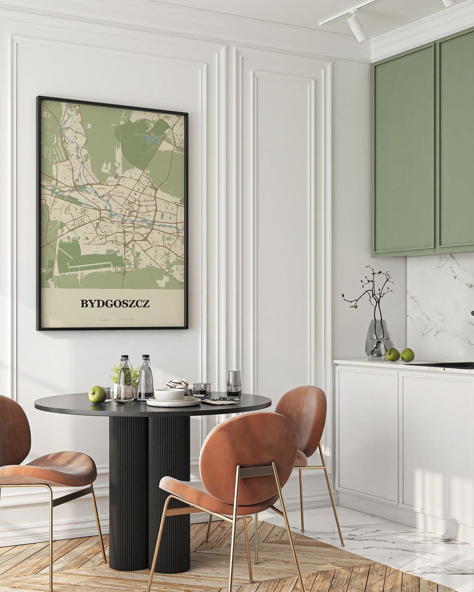 Plakat BYDGOSZCZ - Mapa miasta, mapa miasta Bydgoszcz - 2