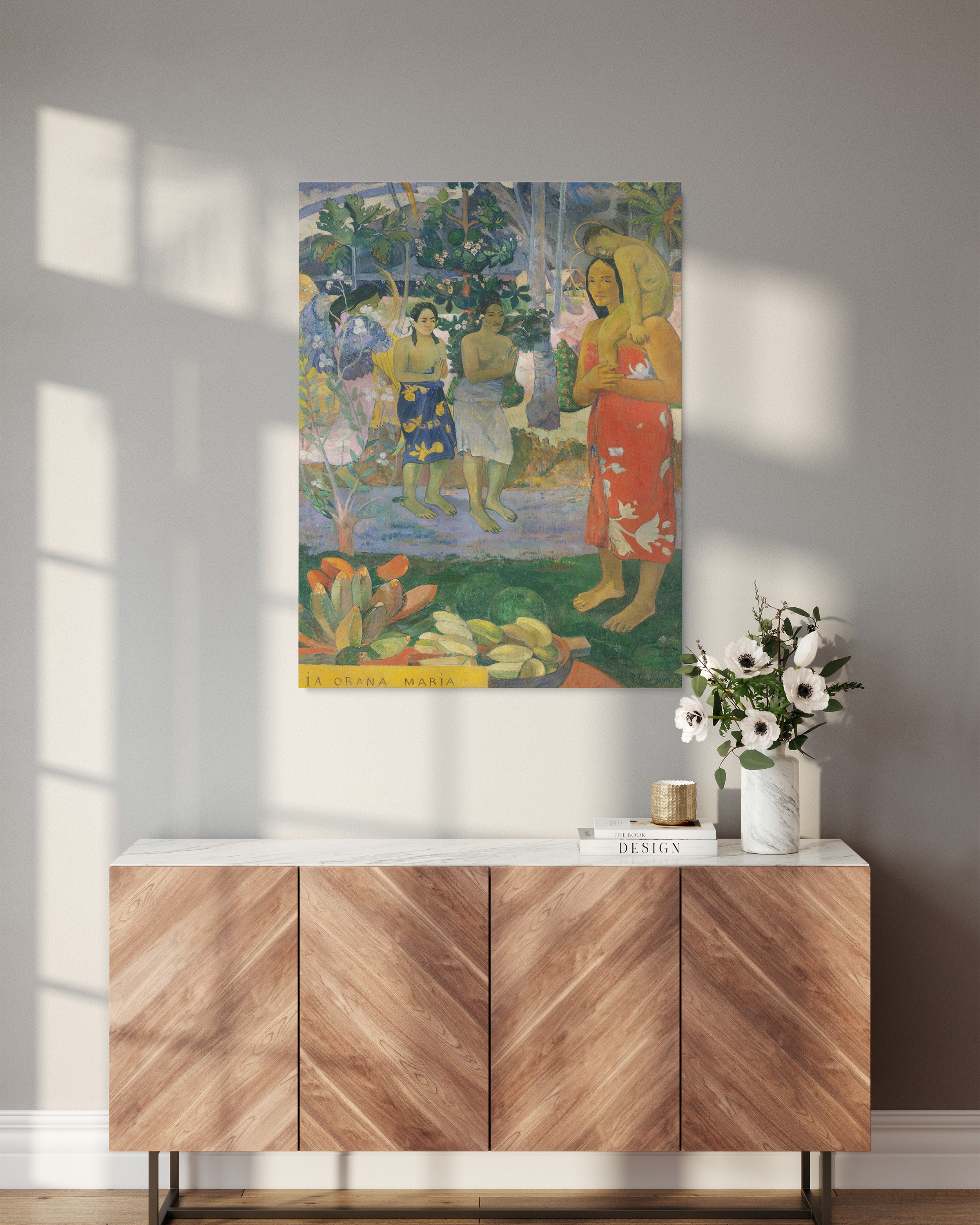 La Orana Maria Canvas Print - Portrait Reproduction - 3