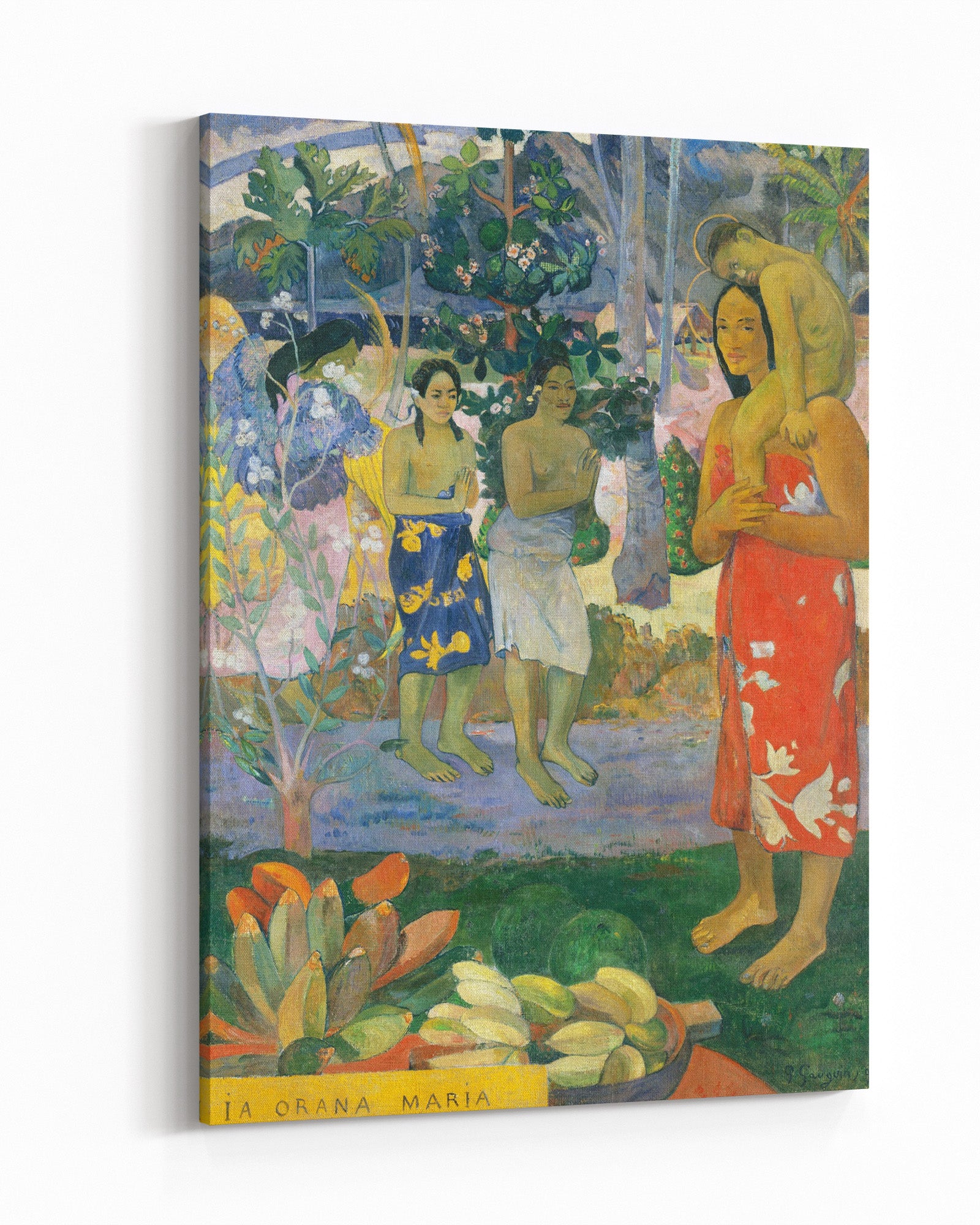 La Orana Maria Canvas Print - Portrait Reproduction - 1