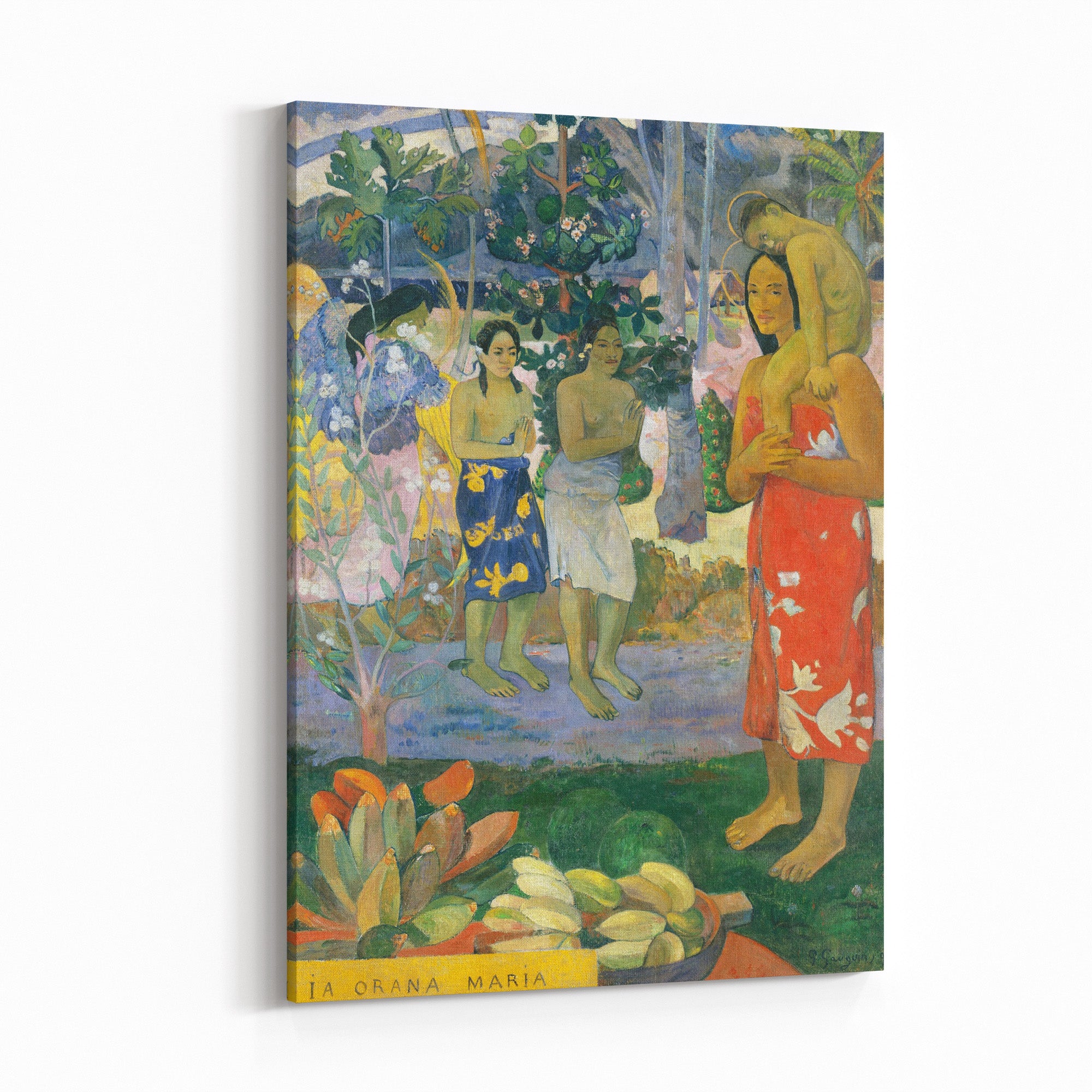 Obraz na płótnie La Orana Maria - Paul Gauguin - La Orana Maria_Obraz na plotnie.jpg
