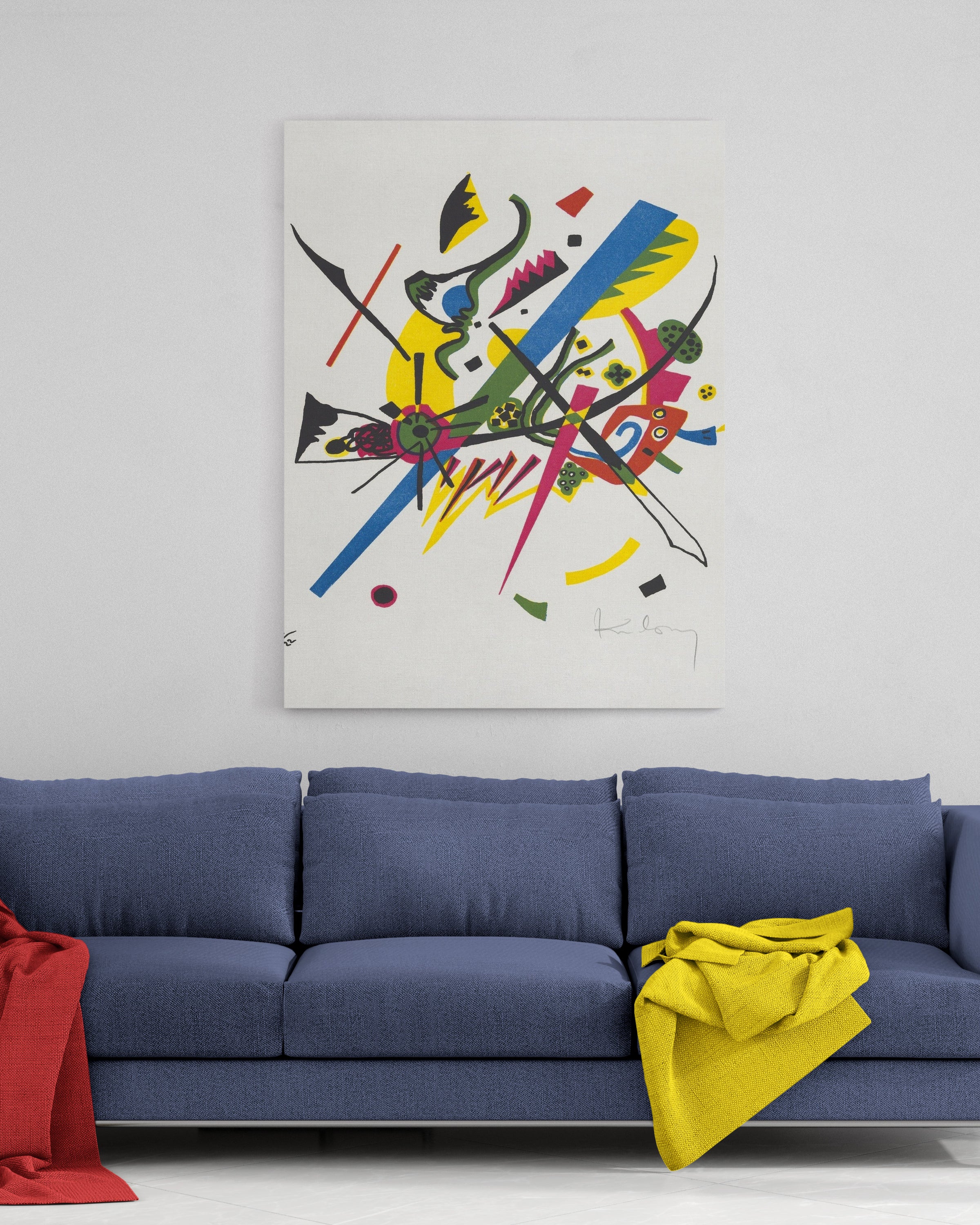 Small Worlds - Vasily Kandinsky - abstract reproduction - 3