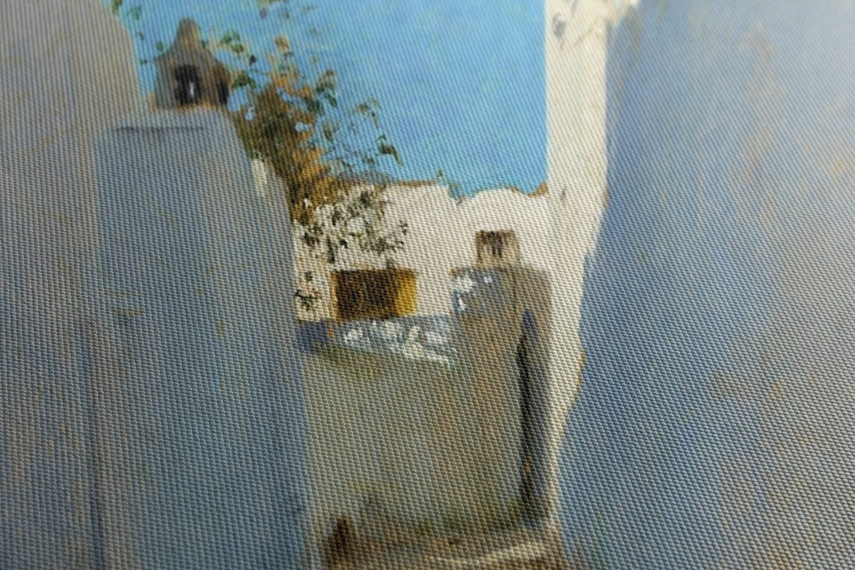 Obraz na płótnie "Marokanska scena uliczna" - Marokanska scena uliczna_Canvas szczegol.jpg