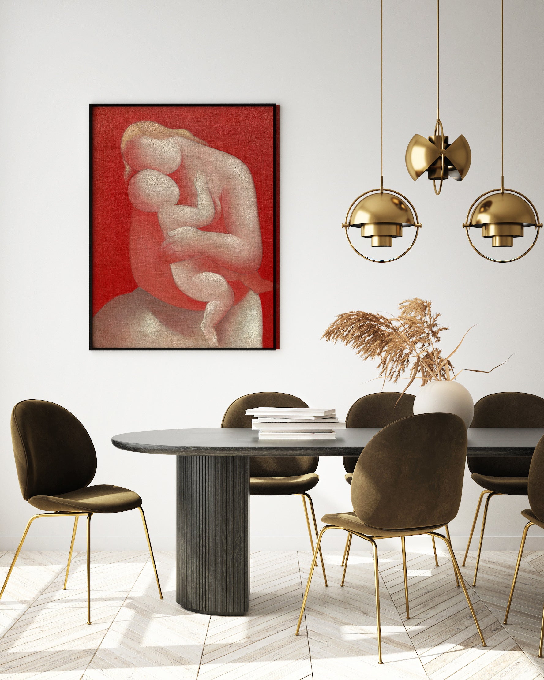 Mutter (rosa Madonna) - Plakat eines Kunstwerks - 2