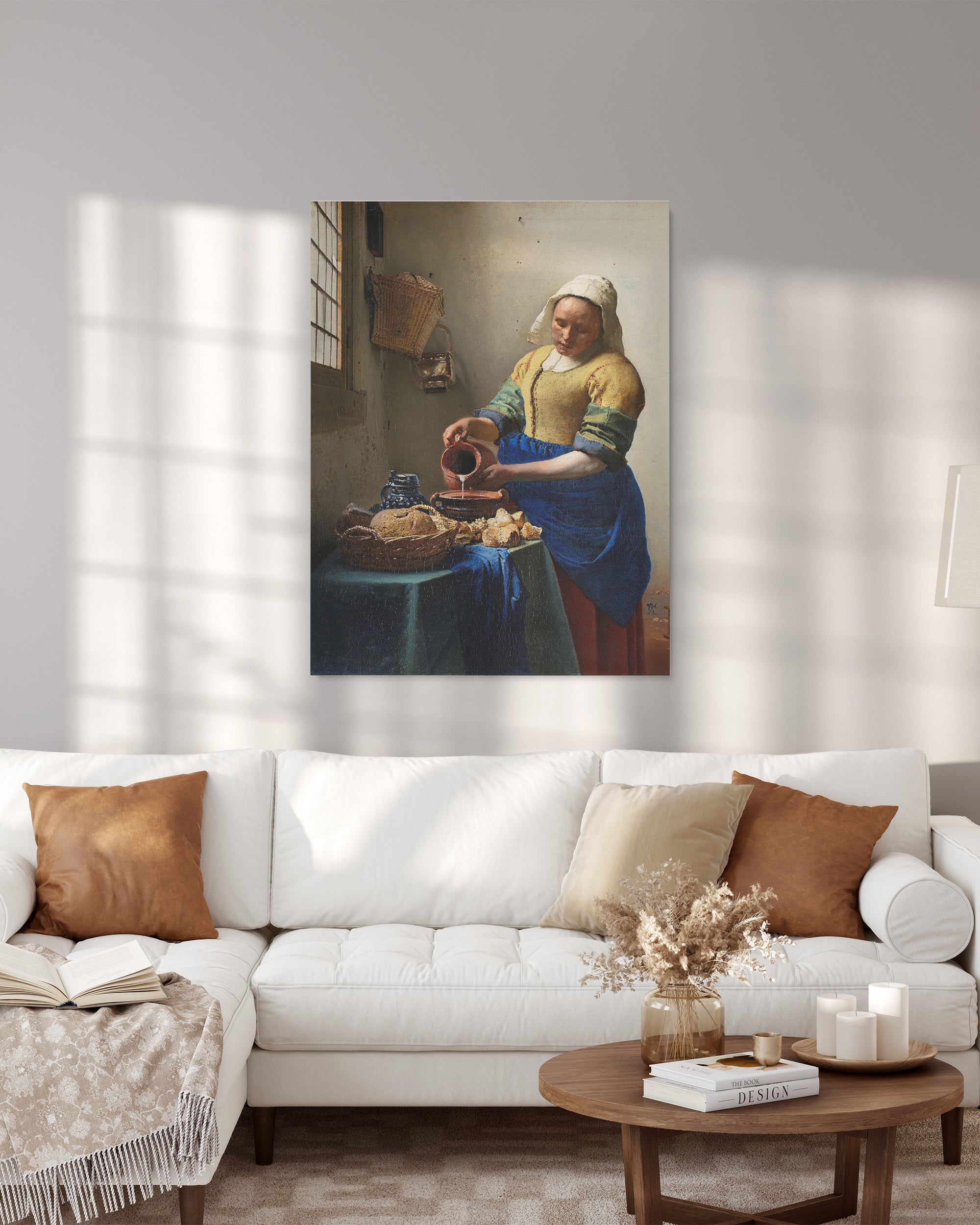 The Milkmaid - Jan Vermeer - portrait canvas - 2