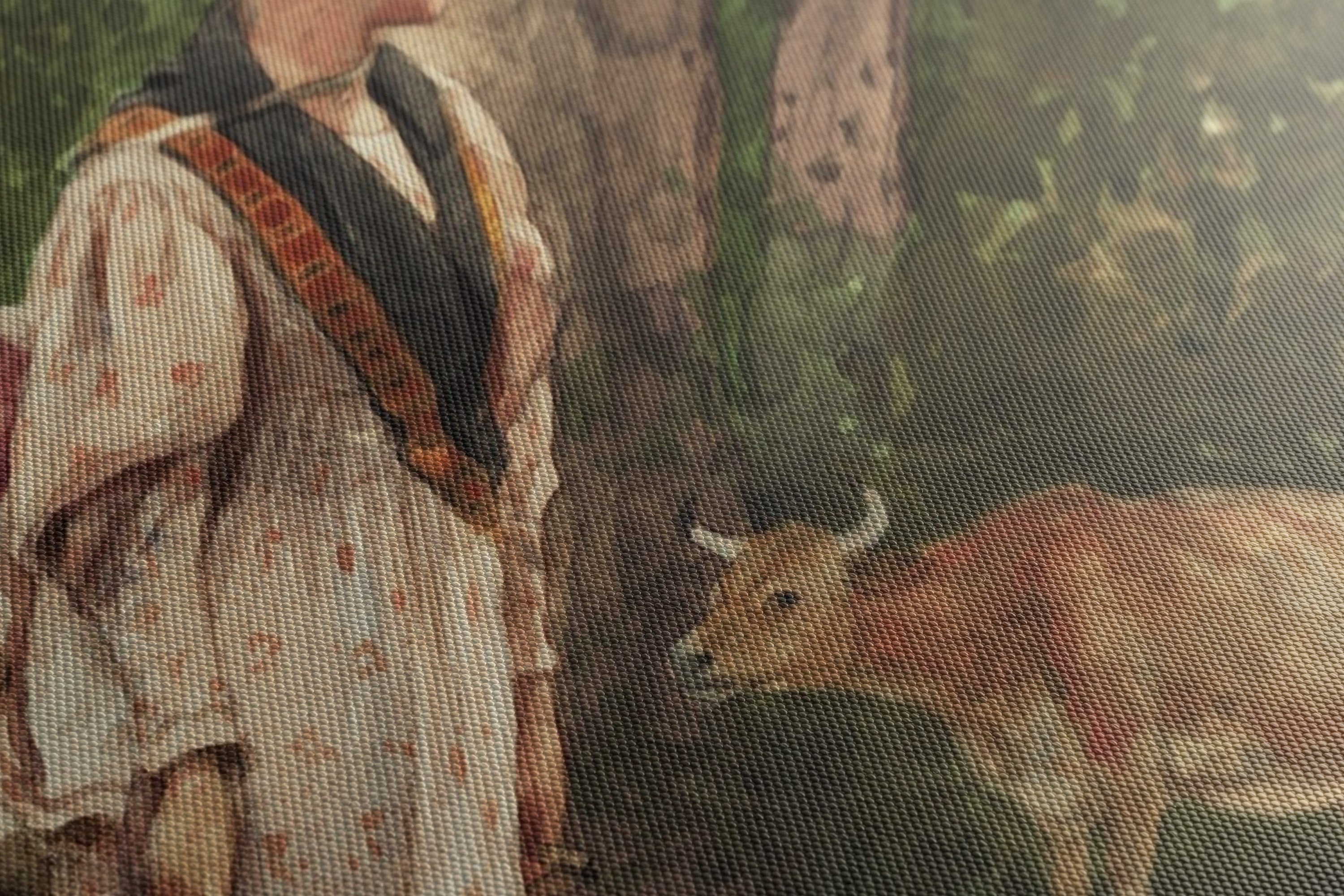 Obraz na płótnie "Mleczarka" - Winslow Homer - Mleczarka_Canvas szczegol.jpg