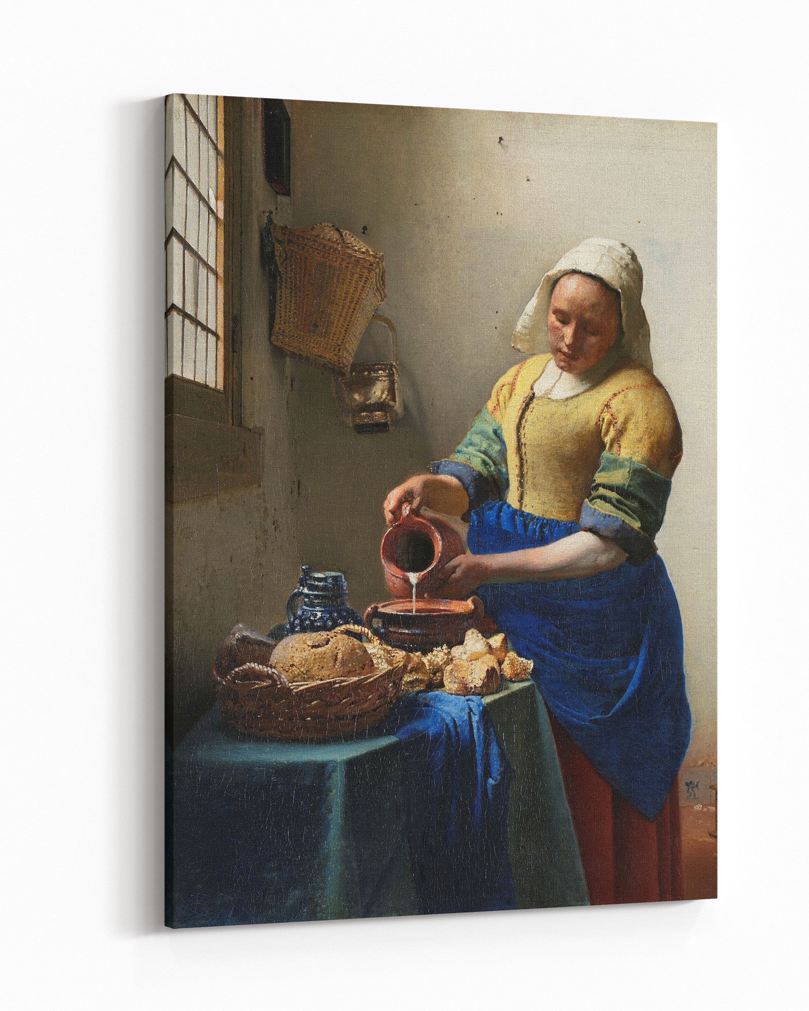 The Milkmaid - Jan Vermeer - portrait canvas - 1