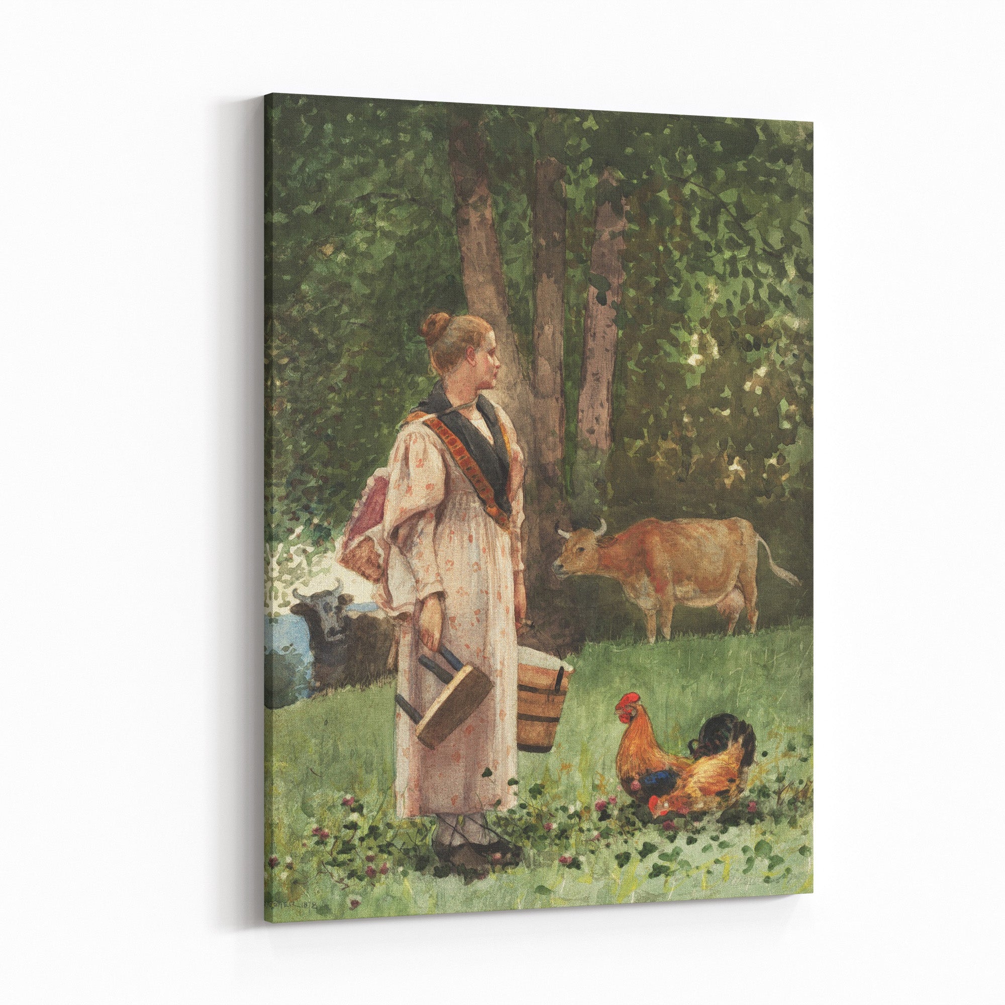 Obraz na płótnie "Mleczarka" - Winslow Homer - Mleczarka_Obraz na plotnie.jpg