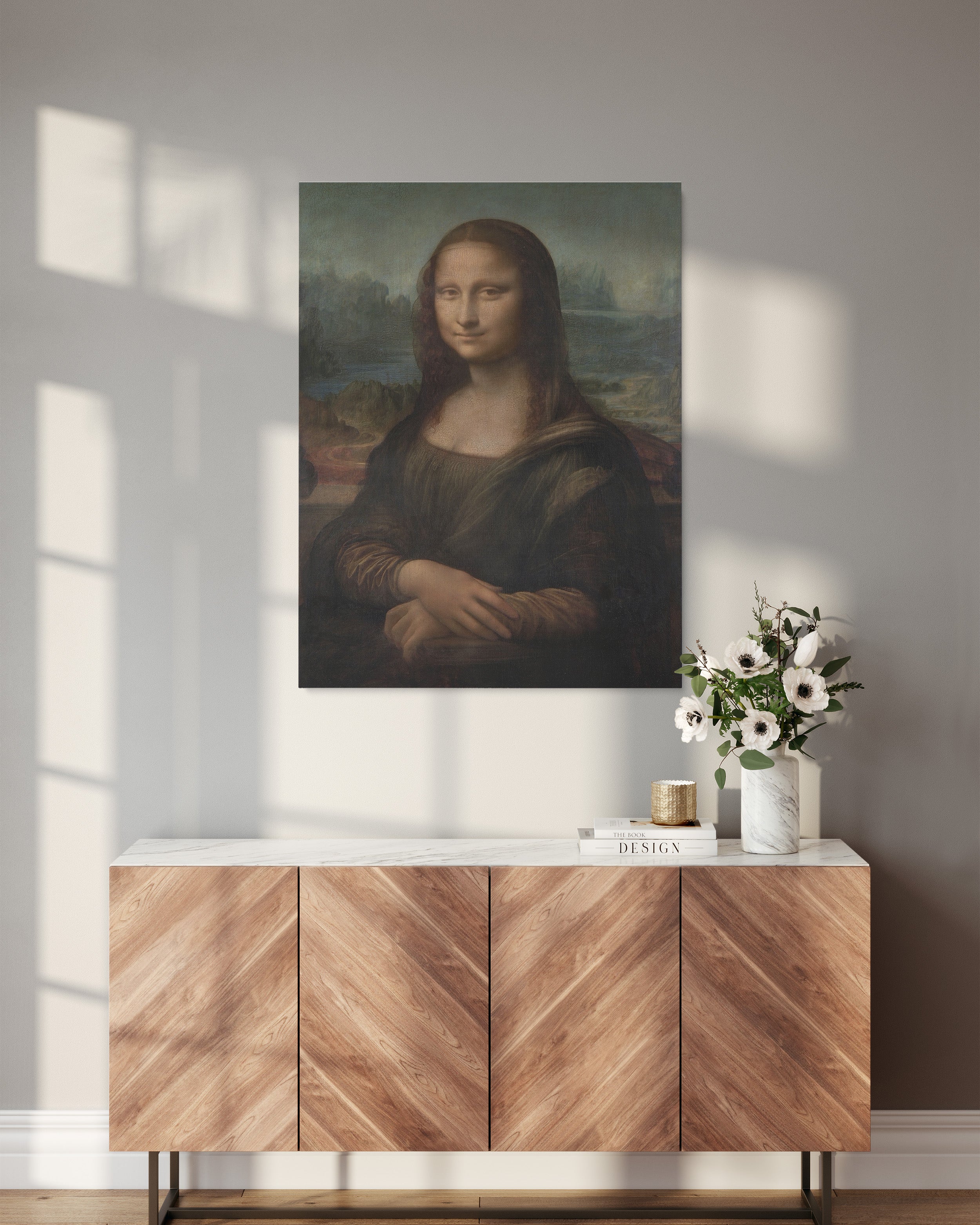 Mona Lisa by Leonardo da Vinci, portrait reproduction - 3