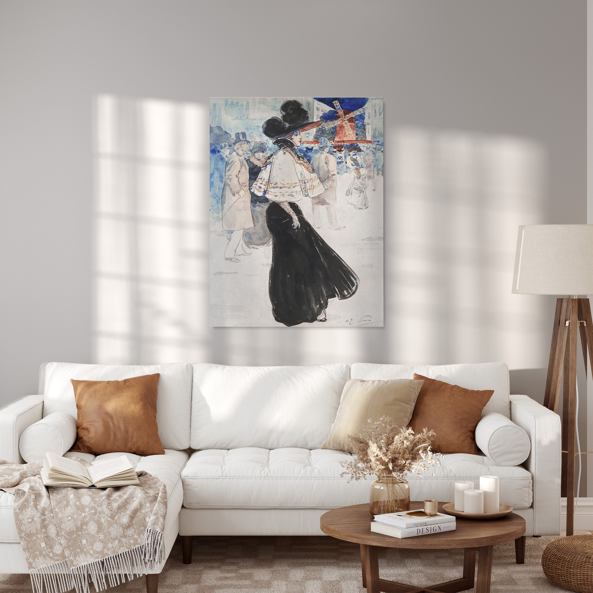 Obraz na płótnie "Moulin de la Galette" - Henry Somm - Moulin de la Galette_Canvas do salonu.jpg