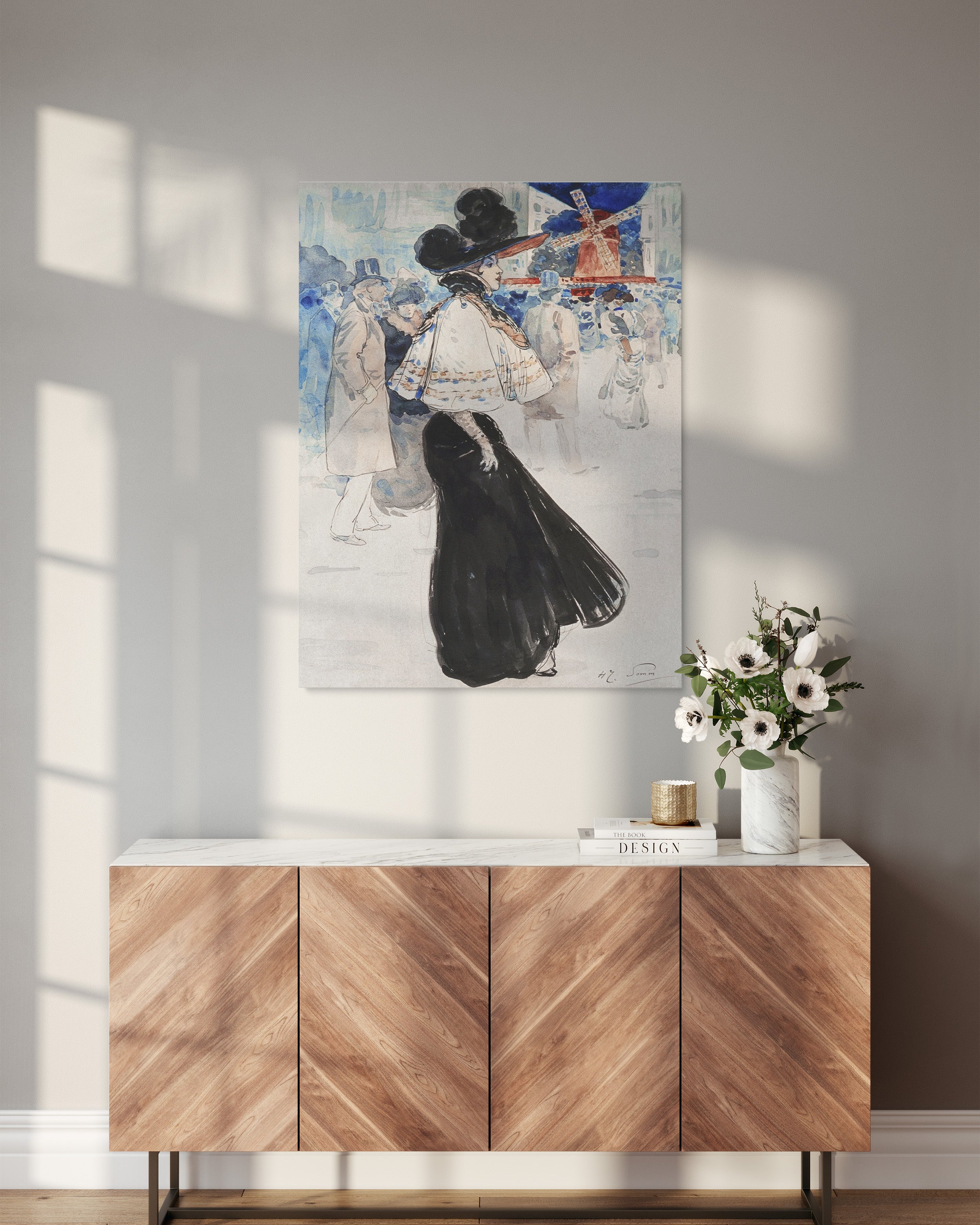 Obraz na płótnie "Moulin de la Galette" - Henry Somm - Moulin de la Galette_Obraz do pokoju.jpg