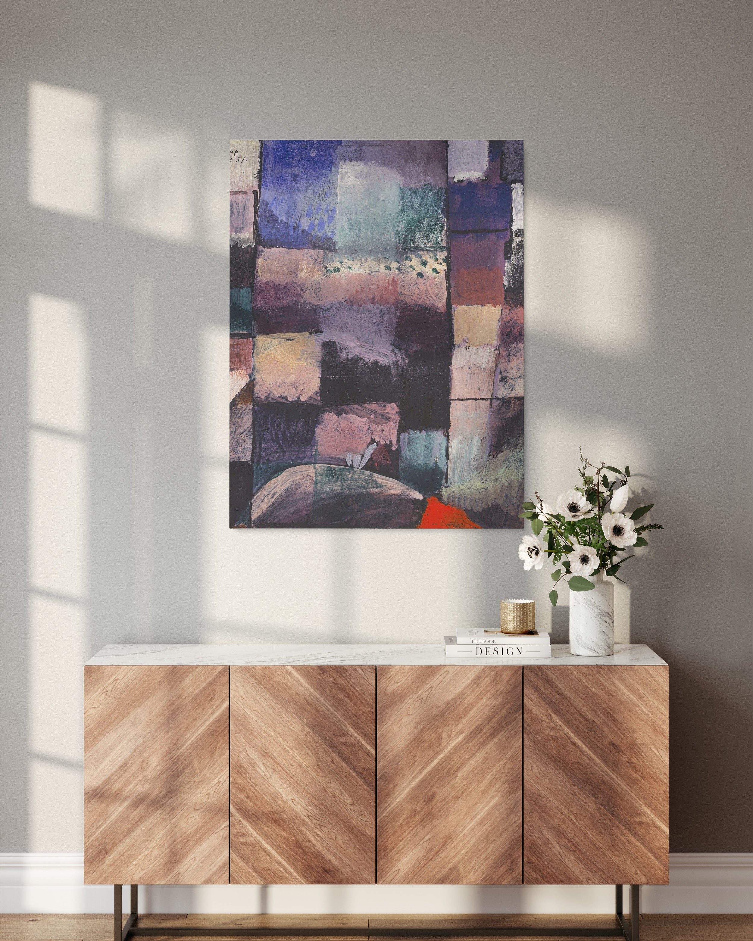 Obraz na płótnie "O motywie z Hammametu" – Paul Klee - O motywie z Hammametu_Obraz do pokoju.jpg