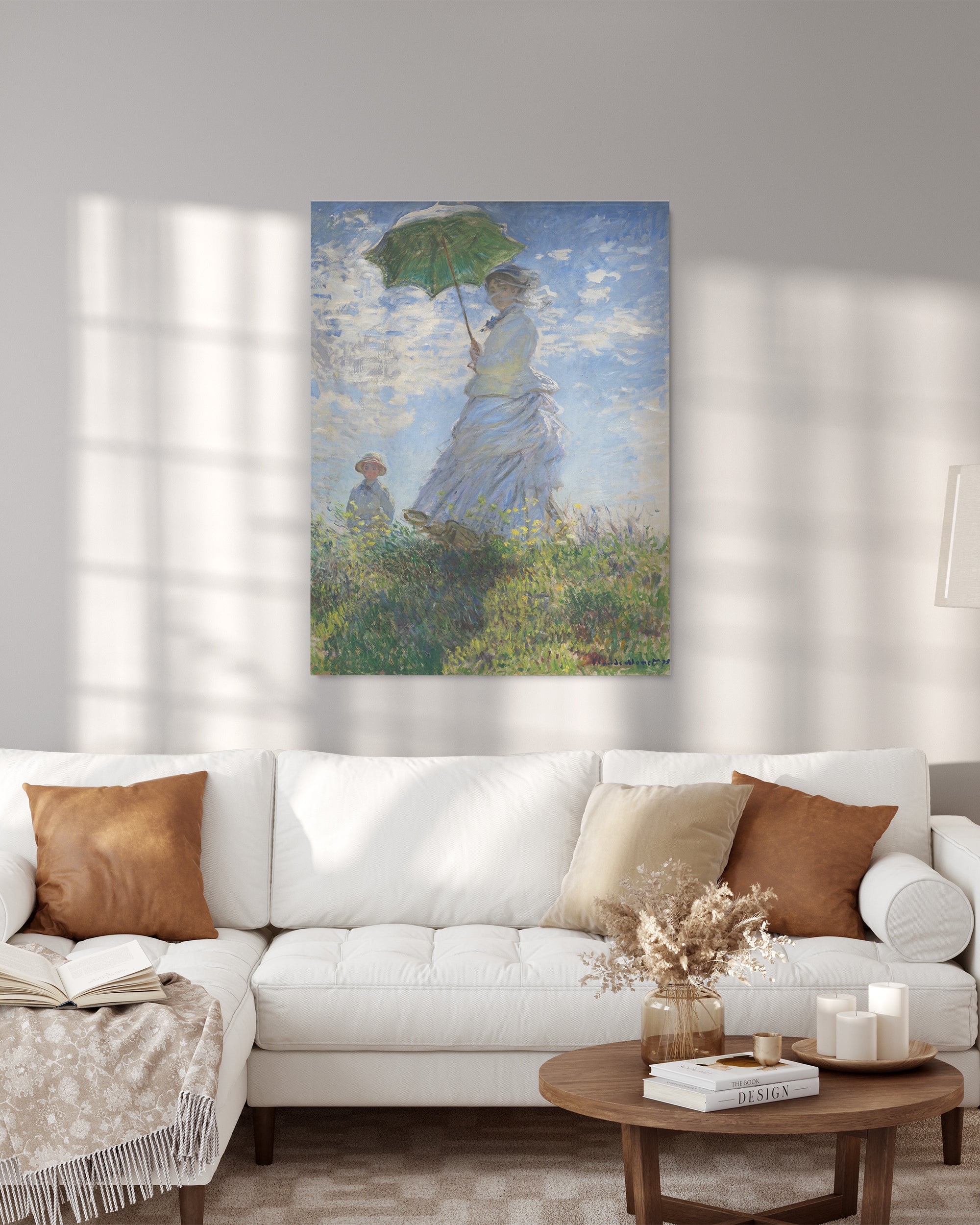 Canvas print “Madame Monet and Her Son” – portrait, reproduction of Oscar Claude Monet’s work - 2