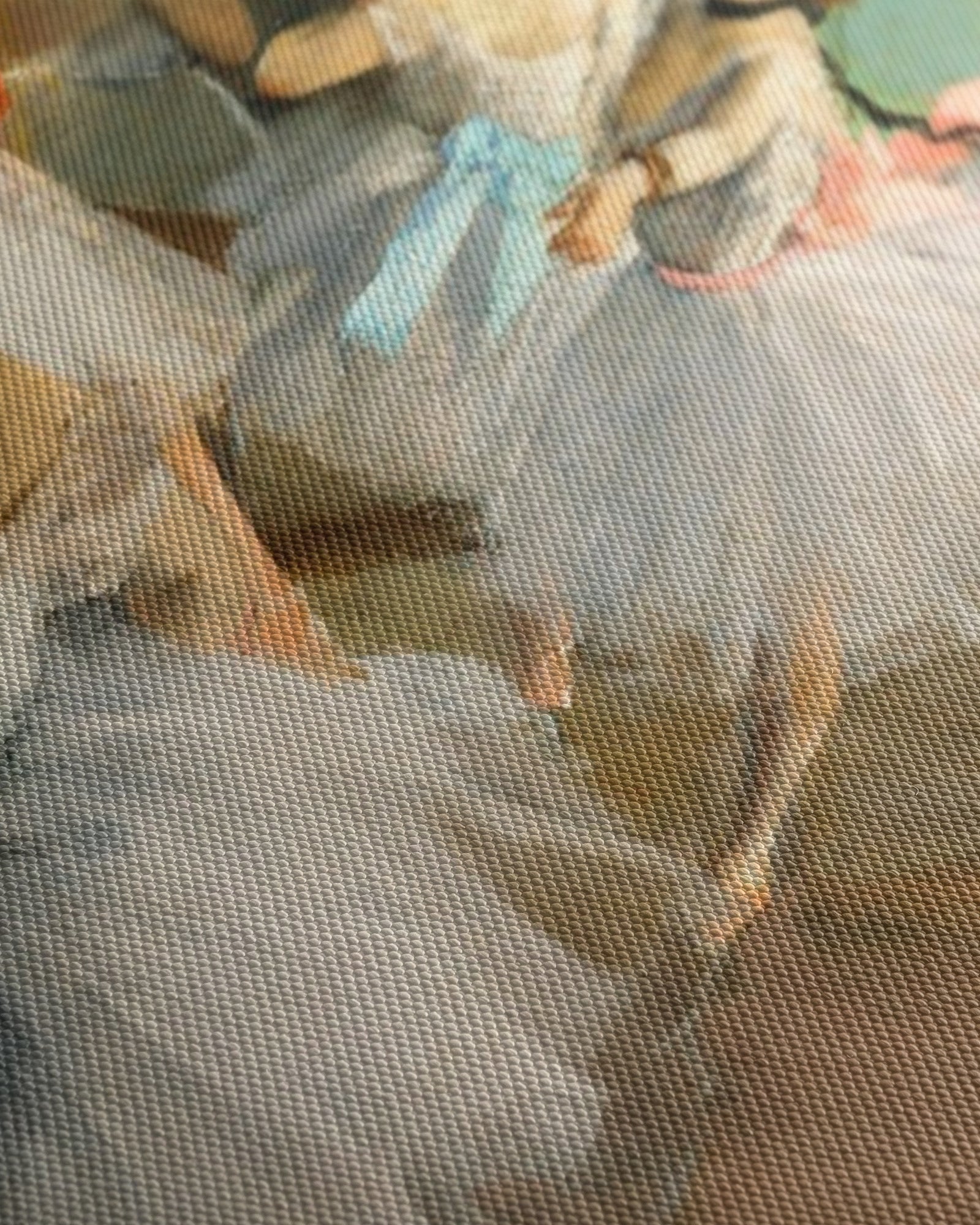 Obraz na płótnie "Lekcja tańca" - Edgar Degas - Obraz_Canvas szczegol.jpg