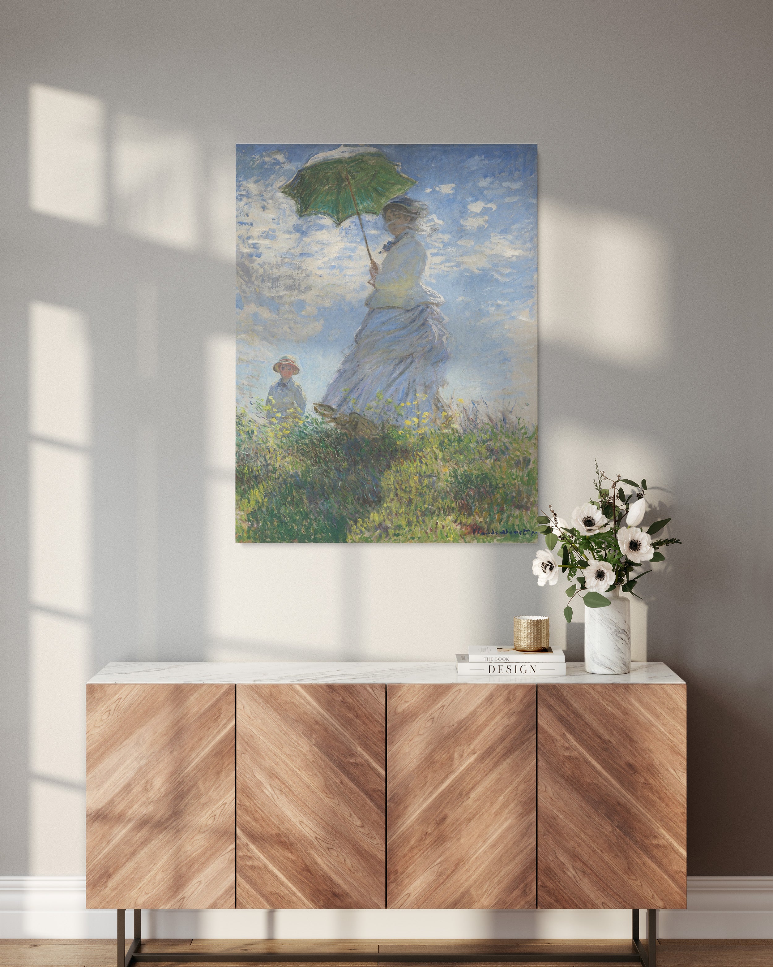 Canvas print “Madame Monet and Her Son” – portrait, reproduction of Oscar Claude Monet’s work - 3