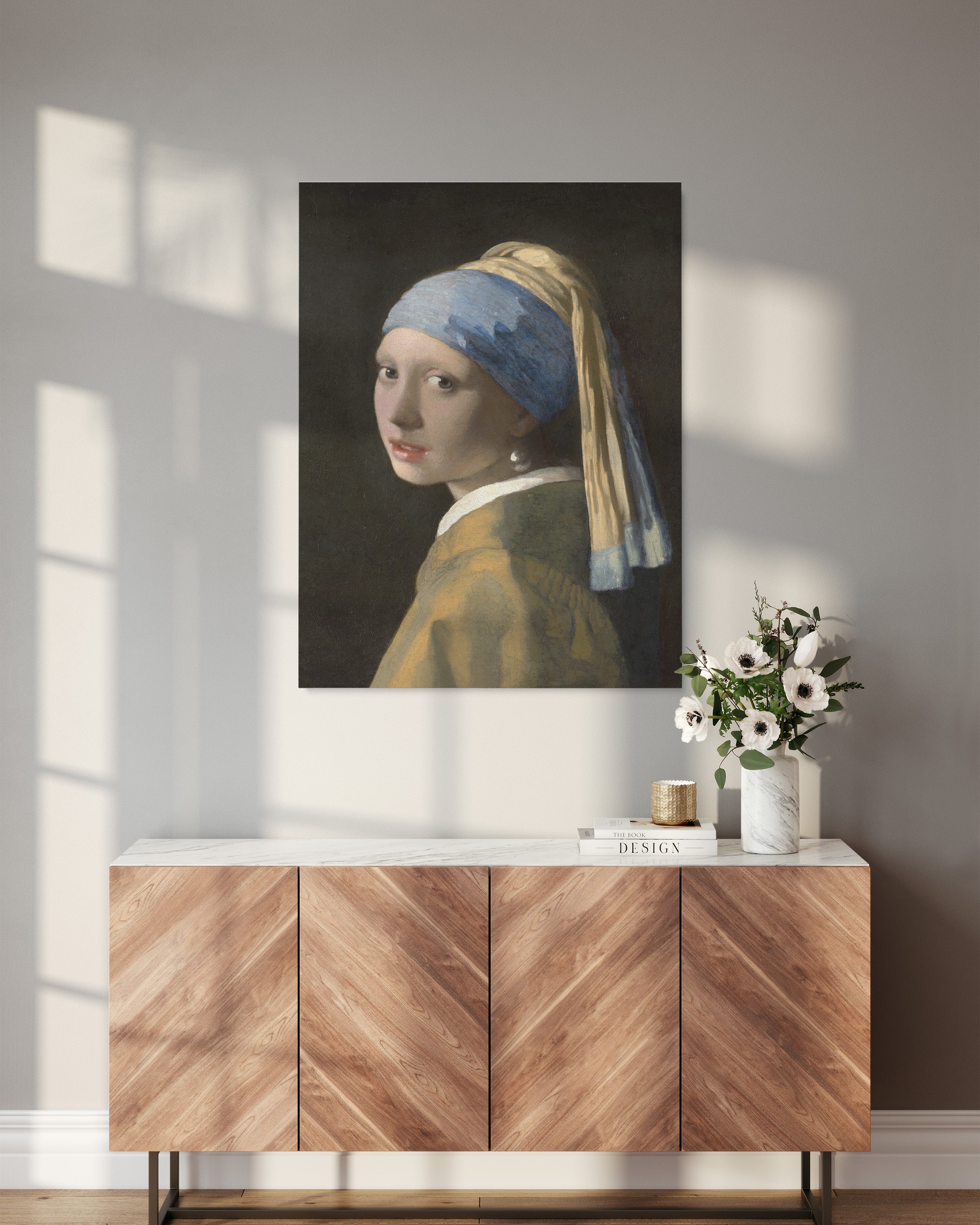 Girl with a Pearl Earring - canvas print - 3