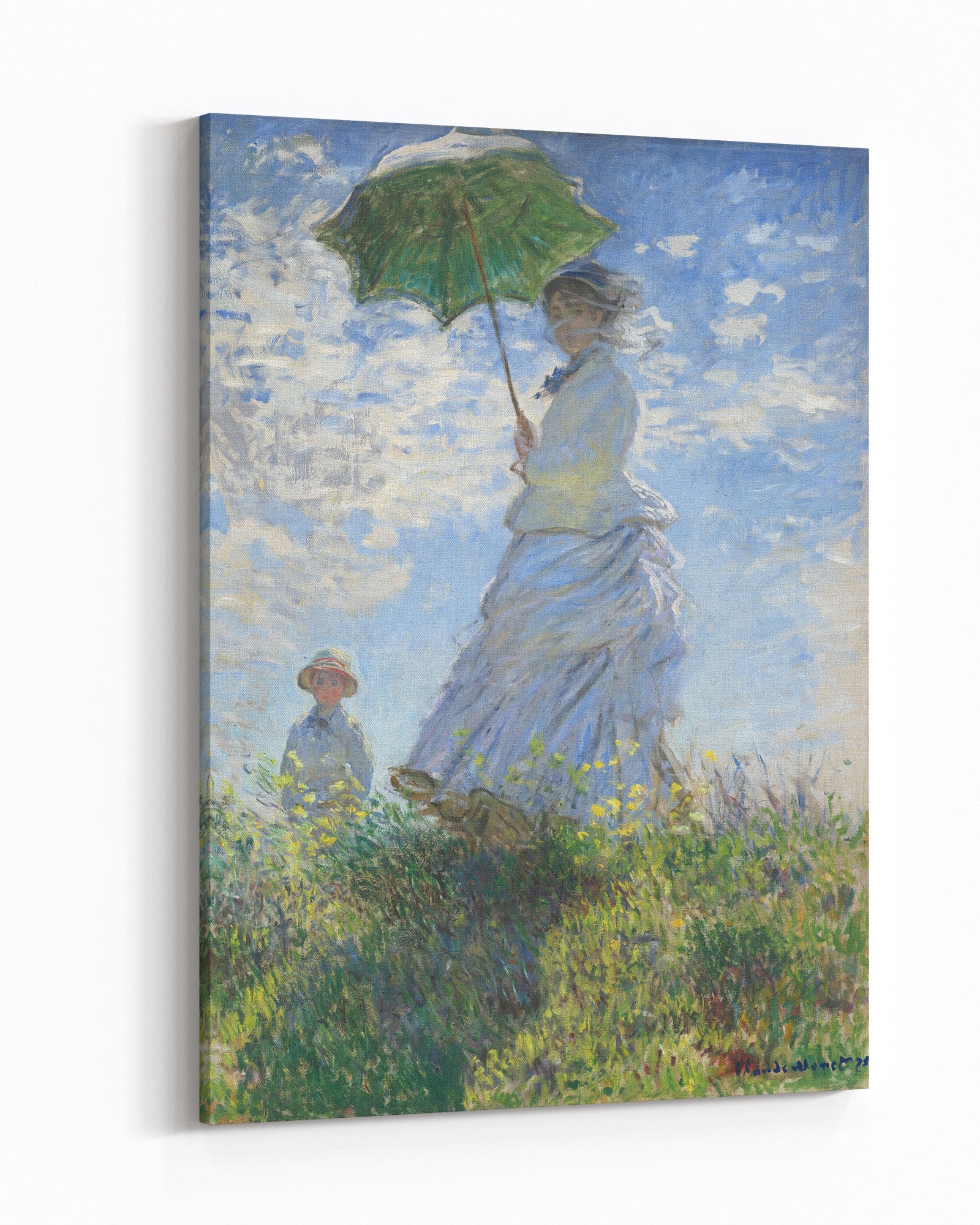 Canvas print “Madame Monet and Her Son” – portrait, reproduction of Oscar Claude Monet’s work - 1