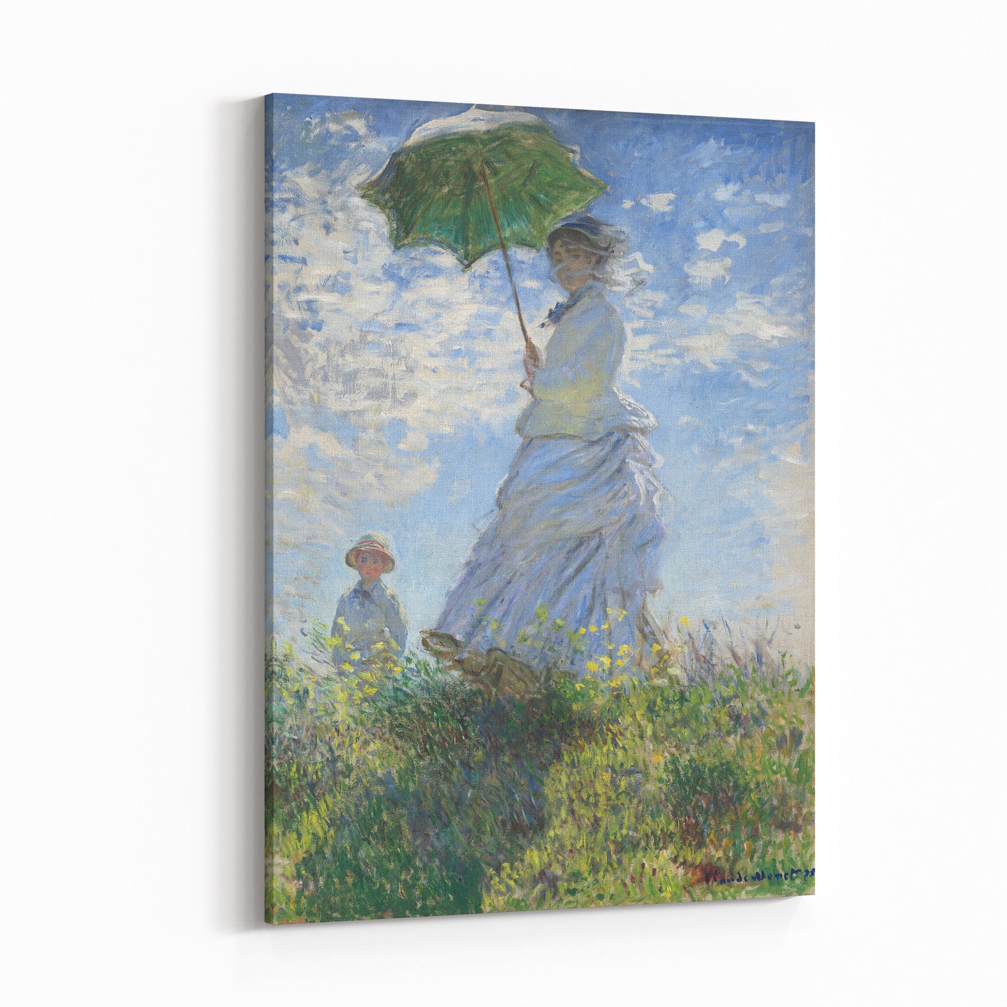 Obraz na płótnie "Pani Monet i jej syn" - Oscar Claude Monet - Obraz_Obraz na plotnie.jpg