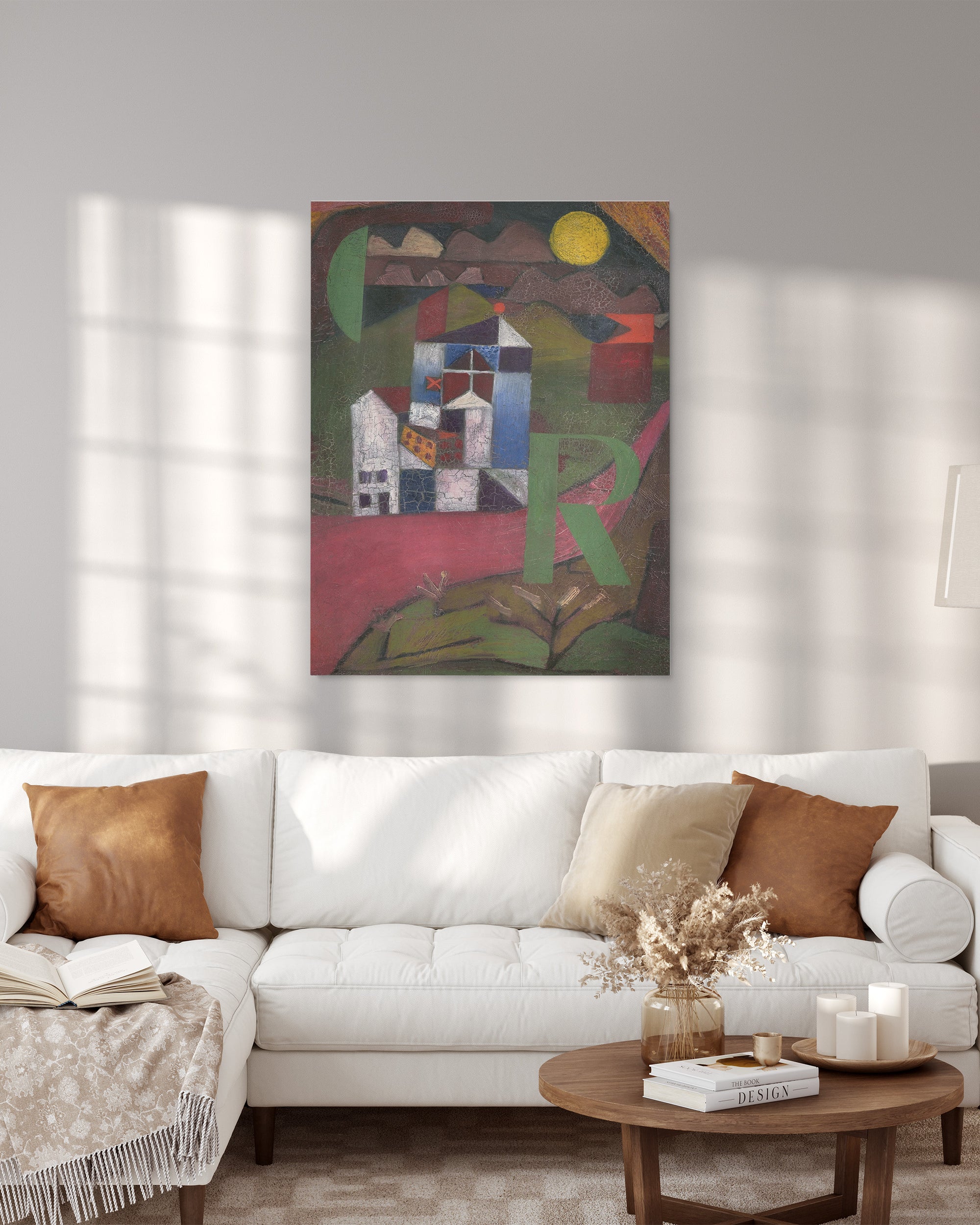 Canvas Print "Villa R" - Paul Klee - art reproduction - 2