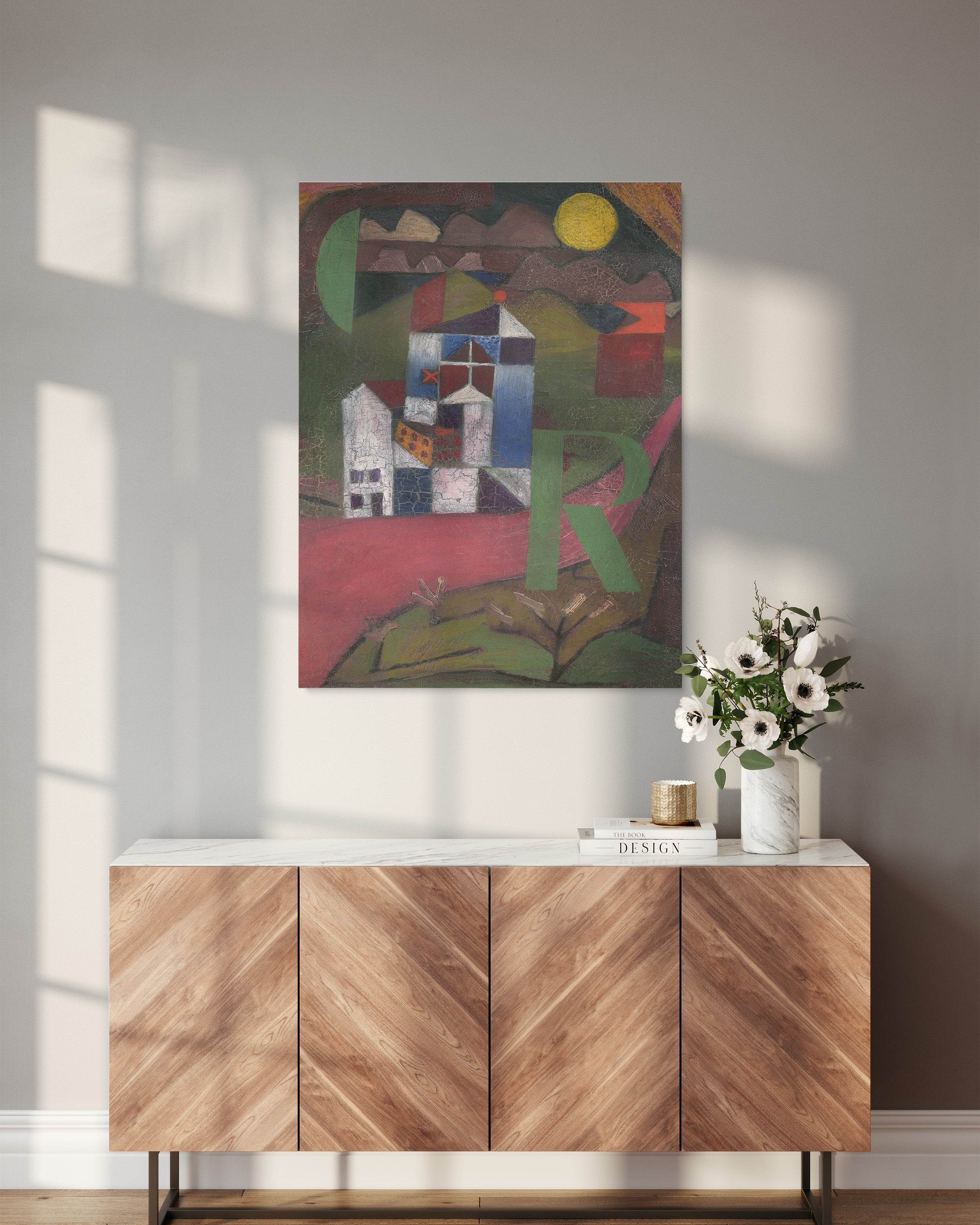 Canvas Print "Villa R" - Paul Klee - art reproduction - 3
