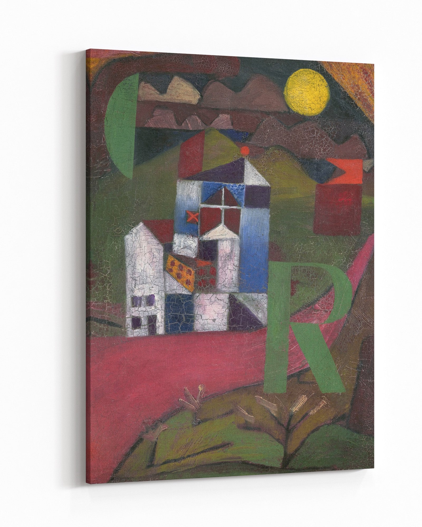 Canvas Print "Villa R" - Paul Klee - art reproduction - 1