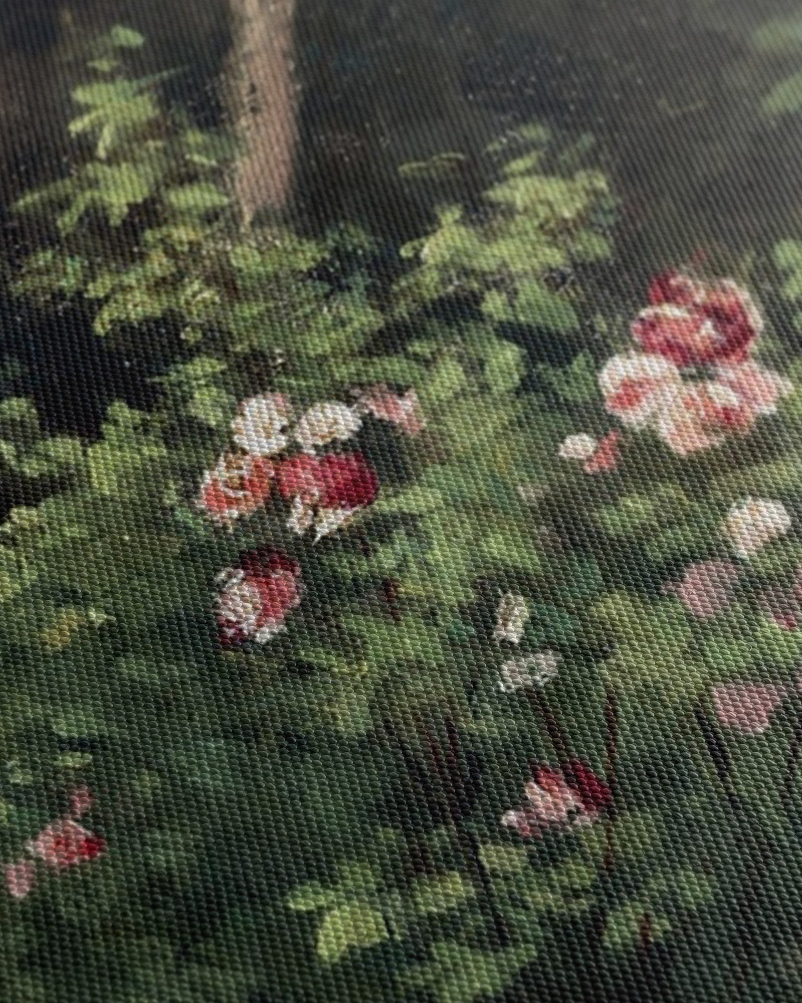 Canvas Print "Rose Garden" by Camille Pissarro, portrait canvas print - 4