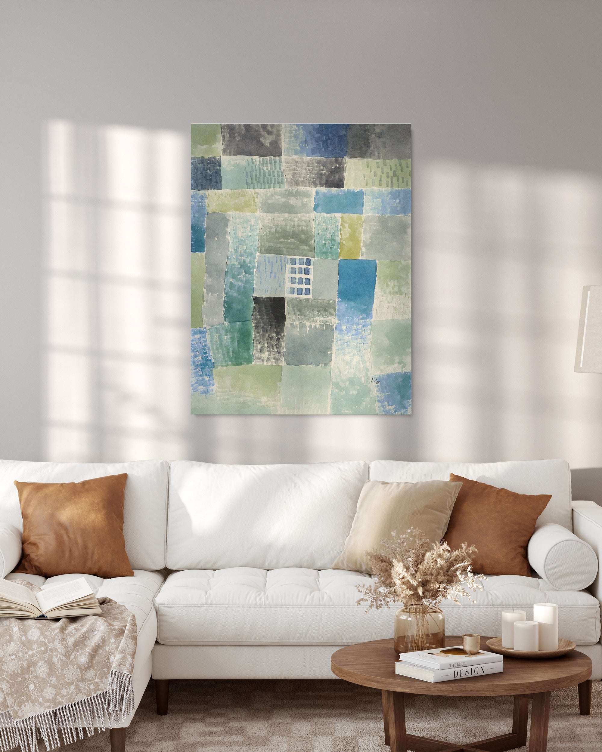 The First House in the Housing Estate - canvas print - 2