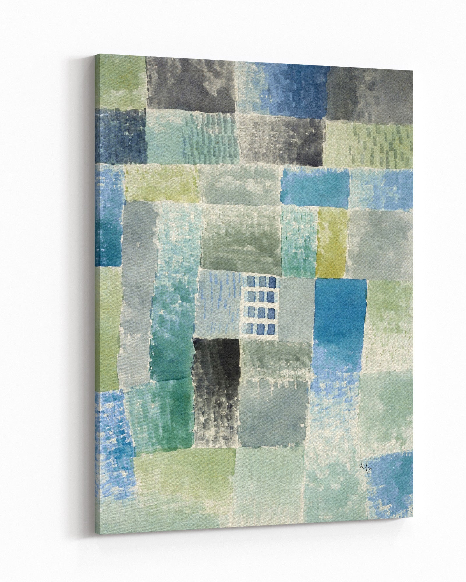 The First House in the Housing Estate - canvas print - 1