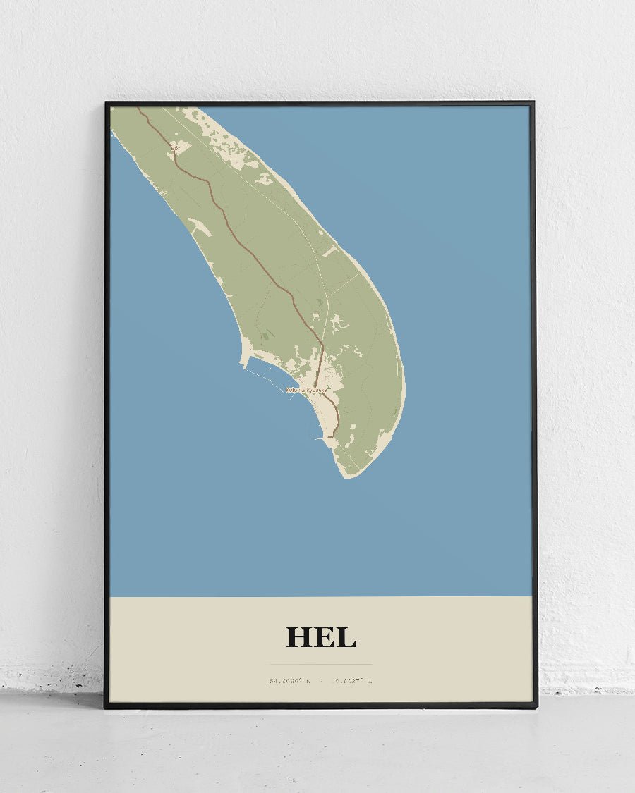 Poster HEL – Stadtkarte - 1