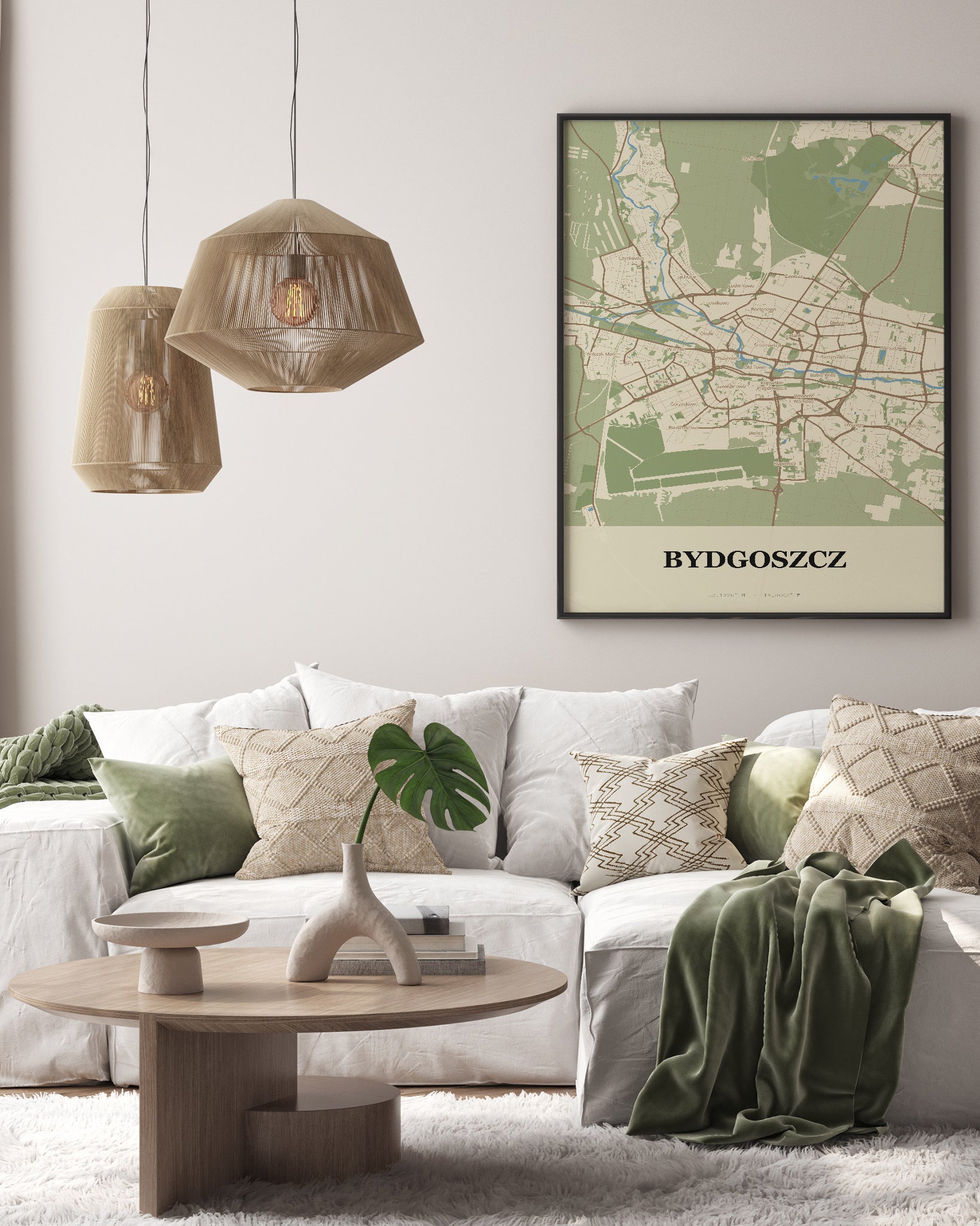 Plakat BYDGOSZCZ - Mapa miasta, mapa miasta Bydgoszcz - 3