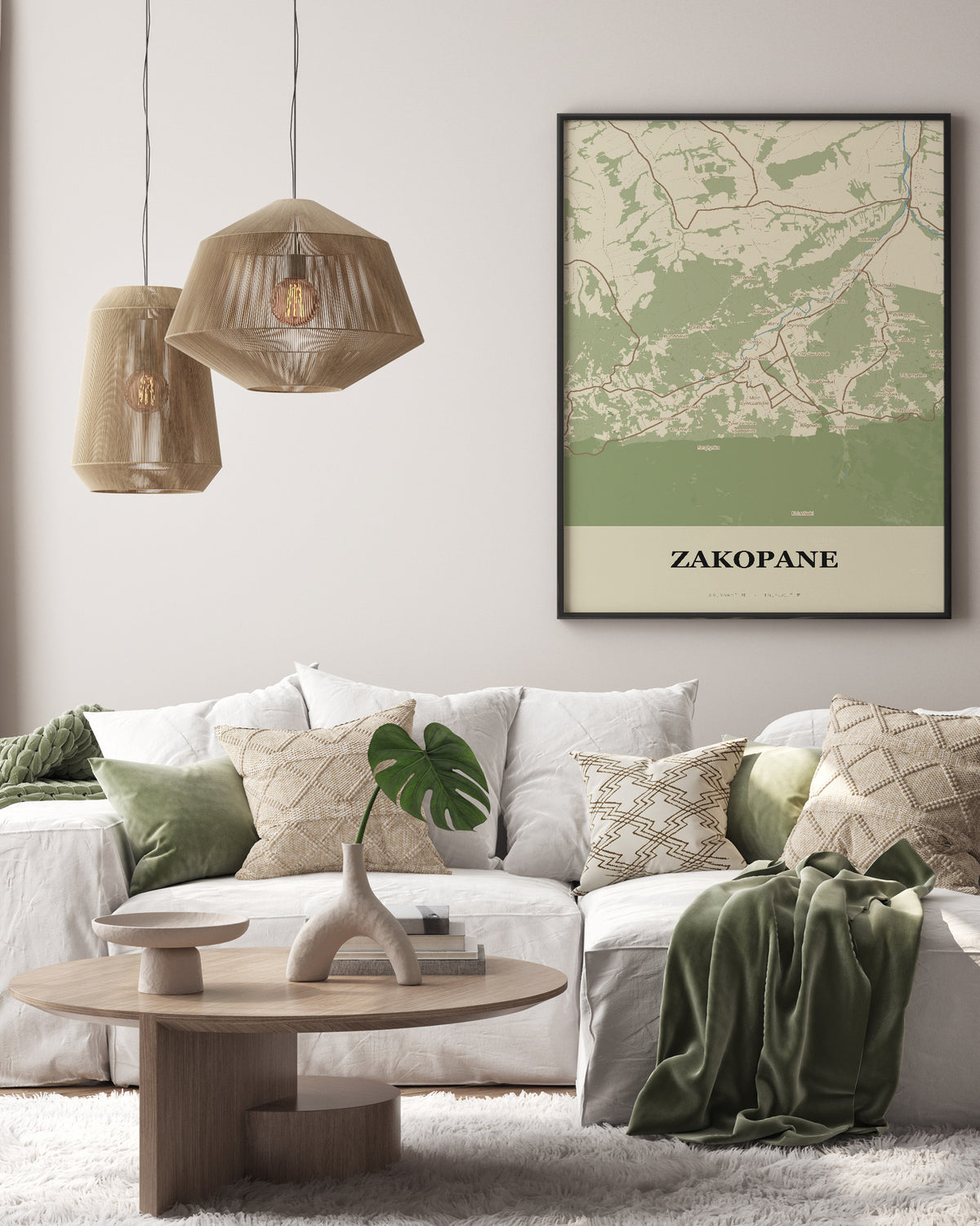 Poster ZAKOPANE - Stadtplan - Technischer Stadtplan - 3