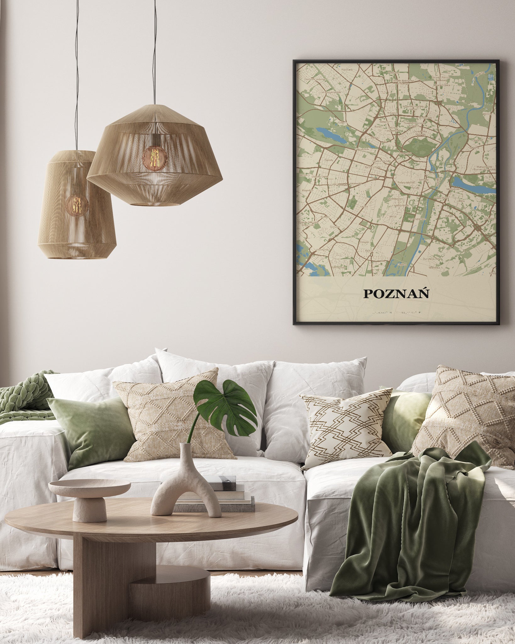 Plakat POZNAŃ – mapa miasta - 3