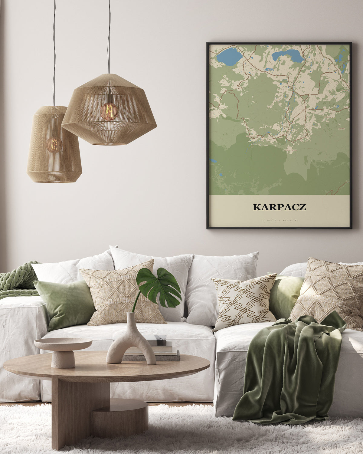 Plakat Karpacz – mapa miasta, mapa techniczna miasta - 3