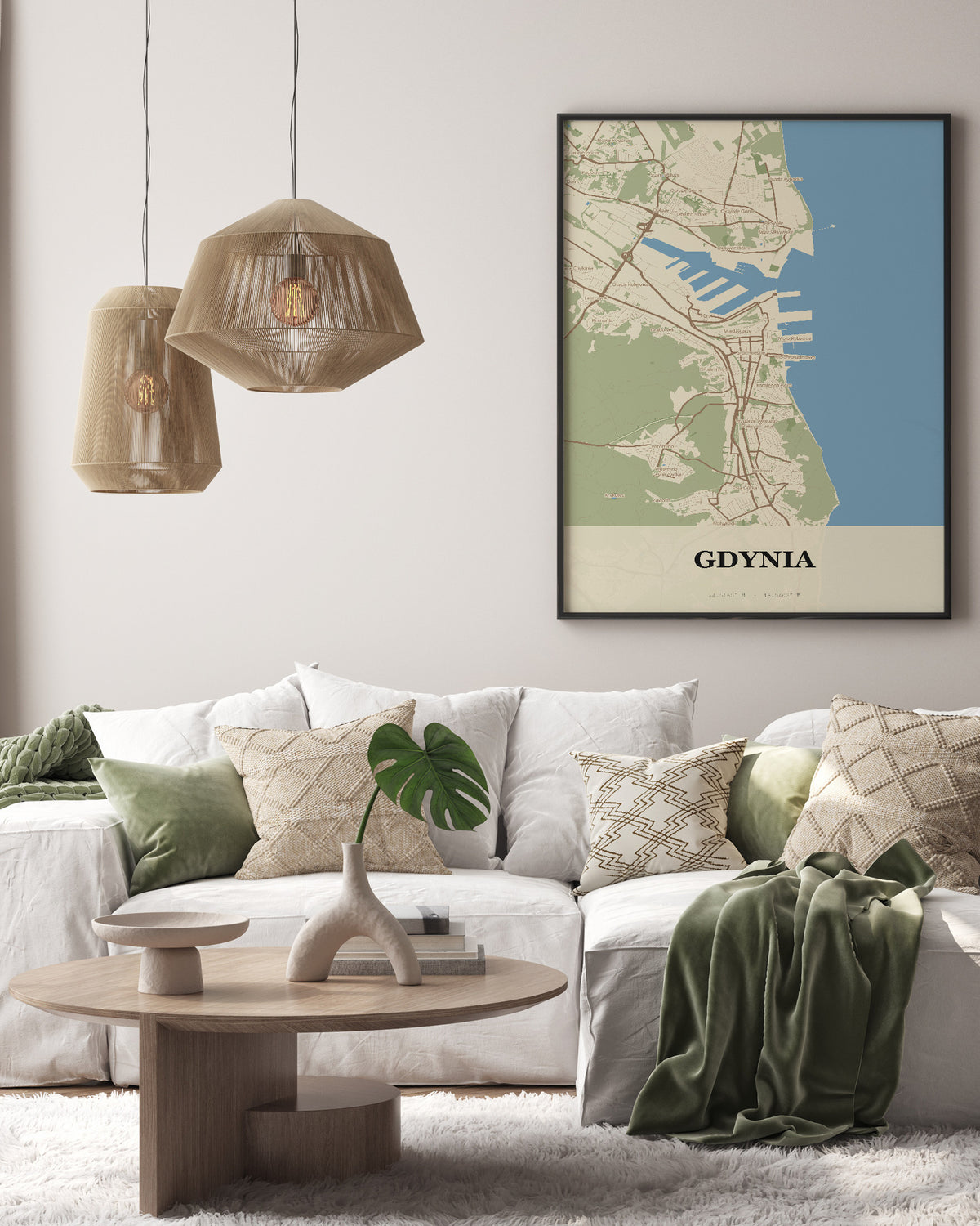 Plakat GDYNIA – mapa miasta - 3