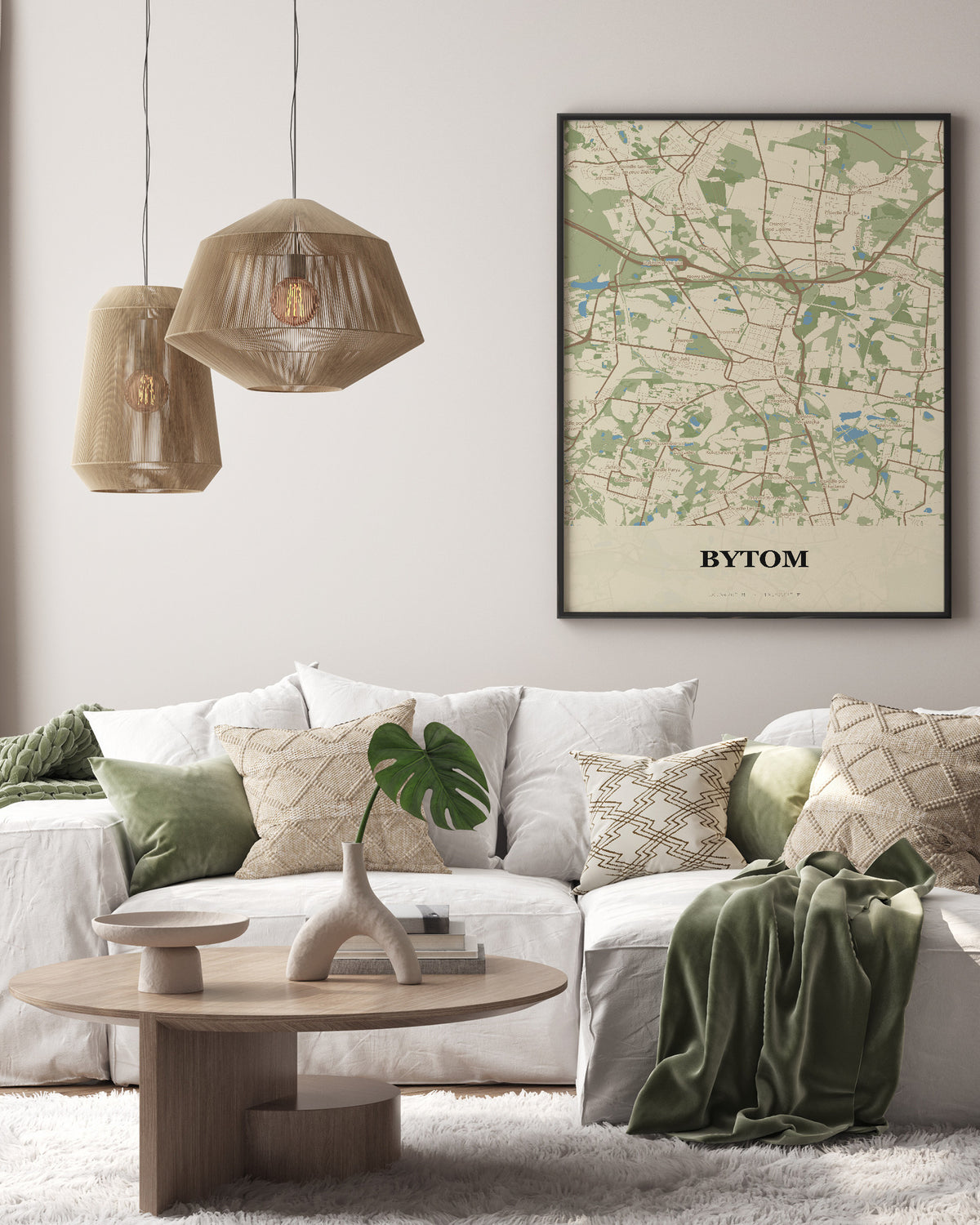 Plakat BYTOM – mapa miasta - 3