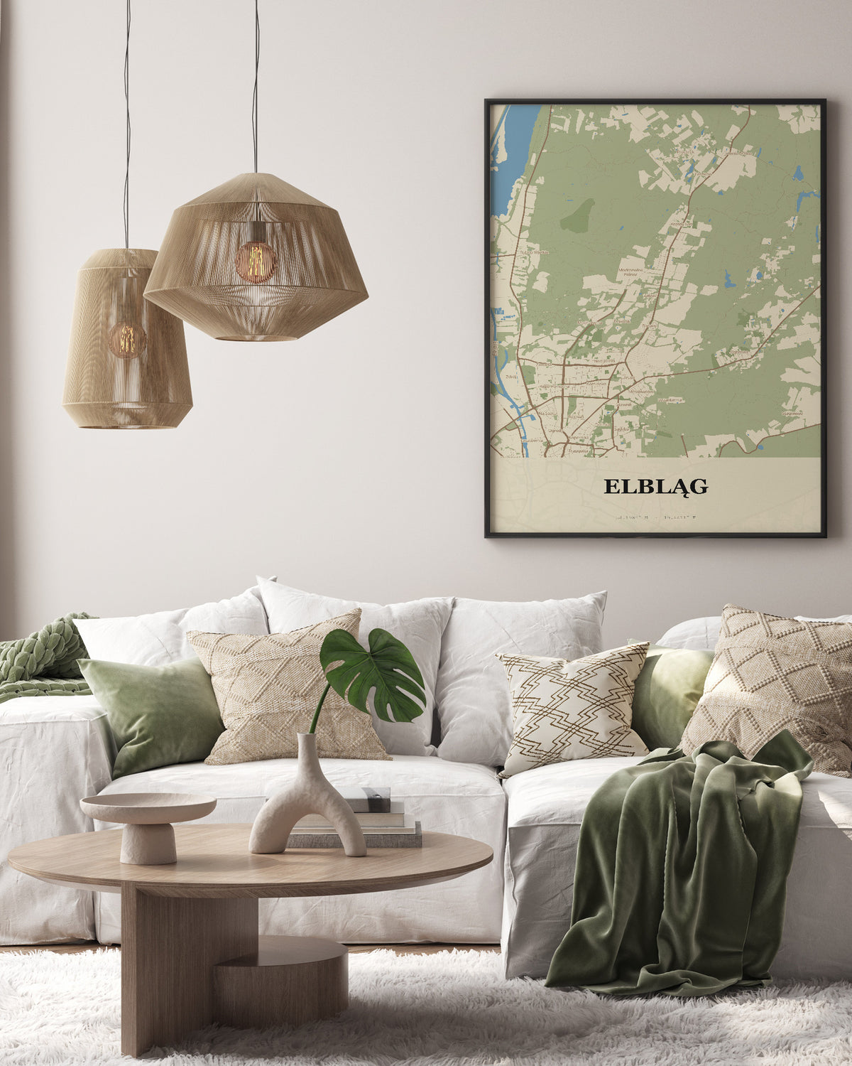 Poster ELBLĄG - Stadtplan - 3