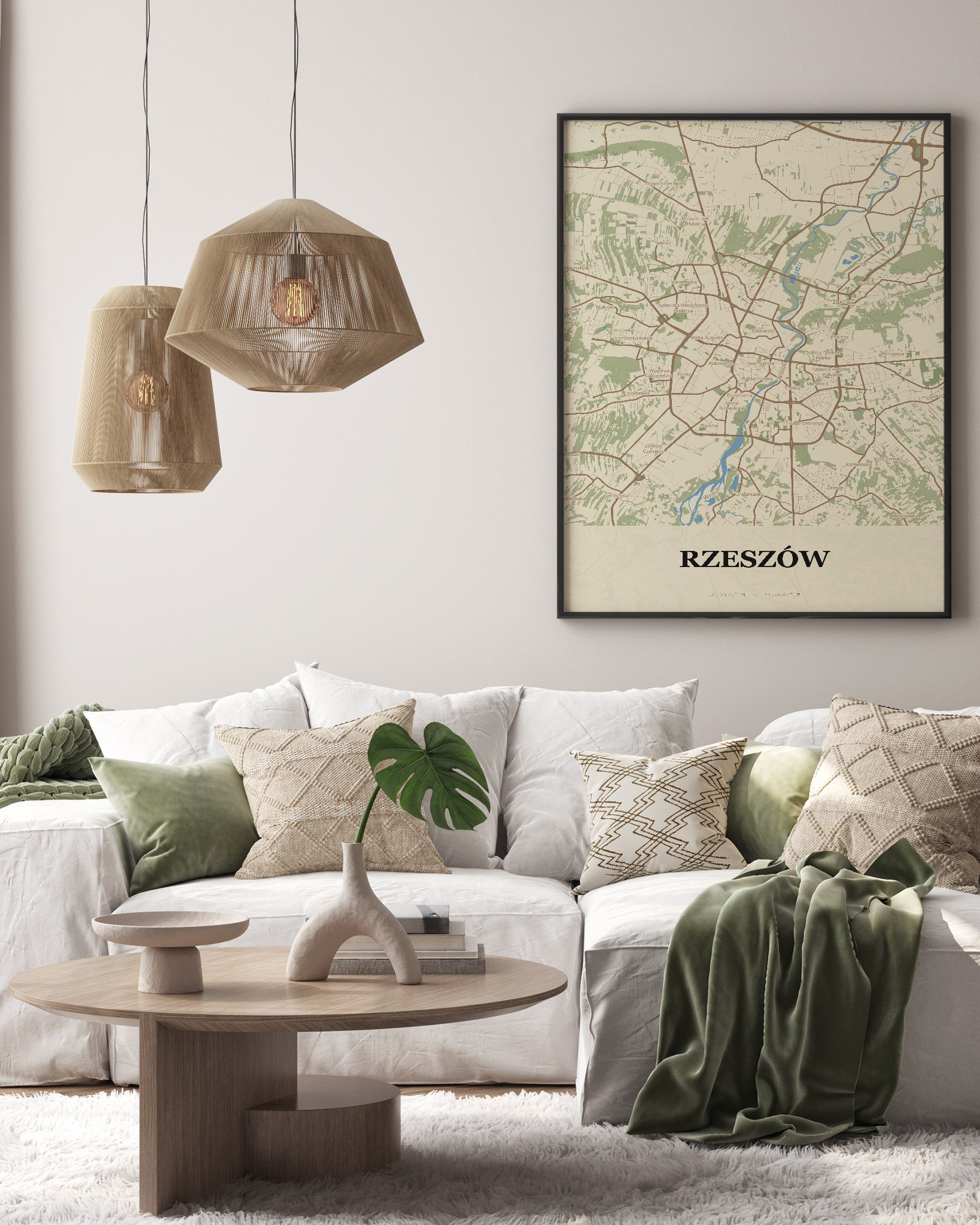 Plakat Rzeszów – mapa miasta - 3
