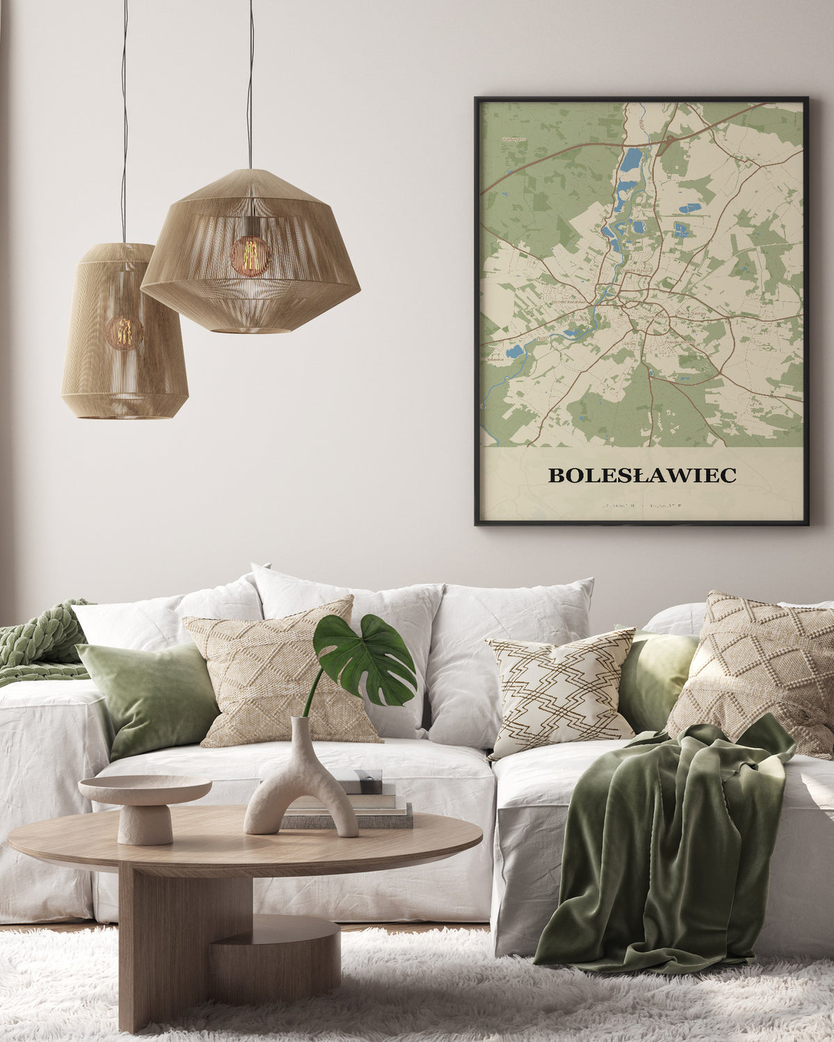 Poster BOLESŁAWIEC – Stadtkarte - 3