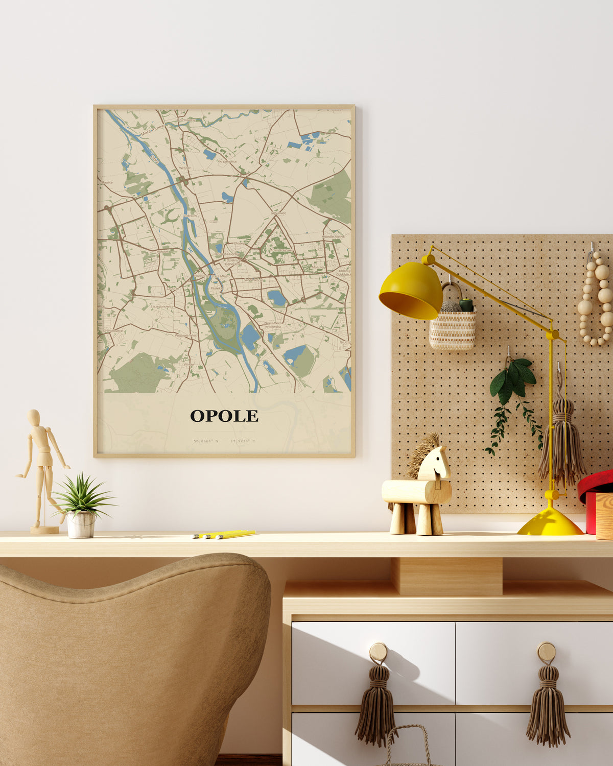 Plakat OPOLE – mapa miasta - 4