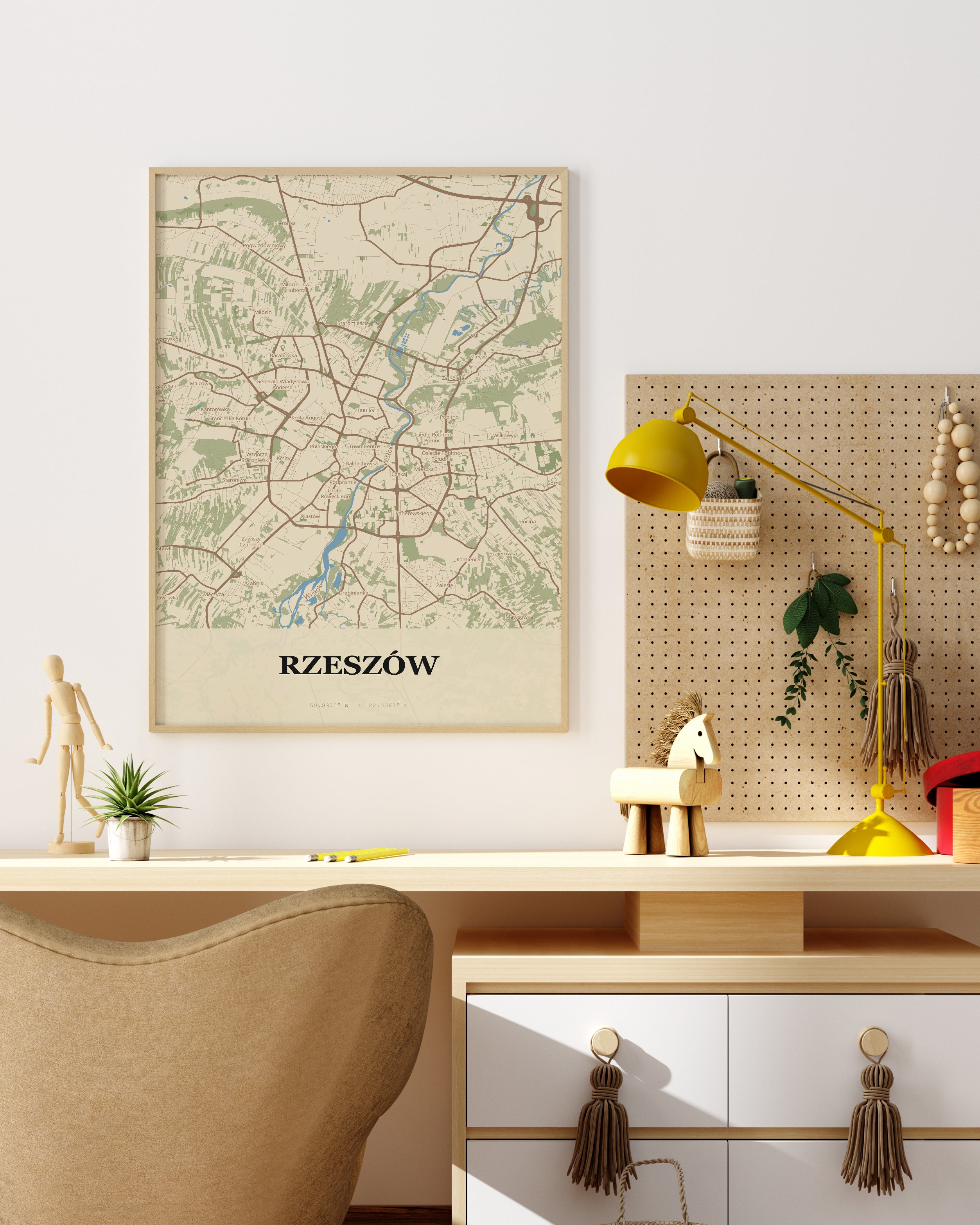 Plakat Rzeszów – mapa miasta - 4