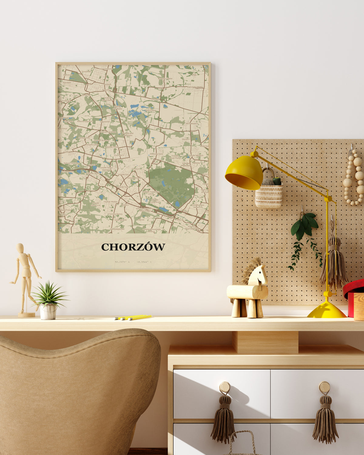Poster CHORZÓW - Stadtkarte, Stadtkarte Chorzów - 4