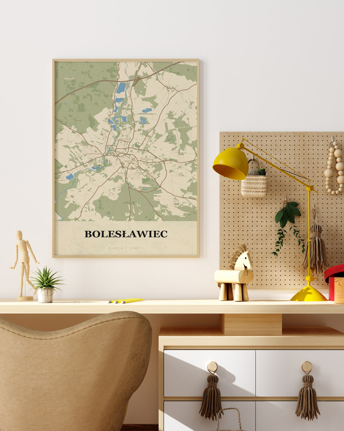 Poster BOLESŁAWIEC – Stadtkarte - 4