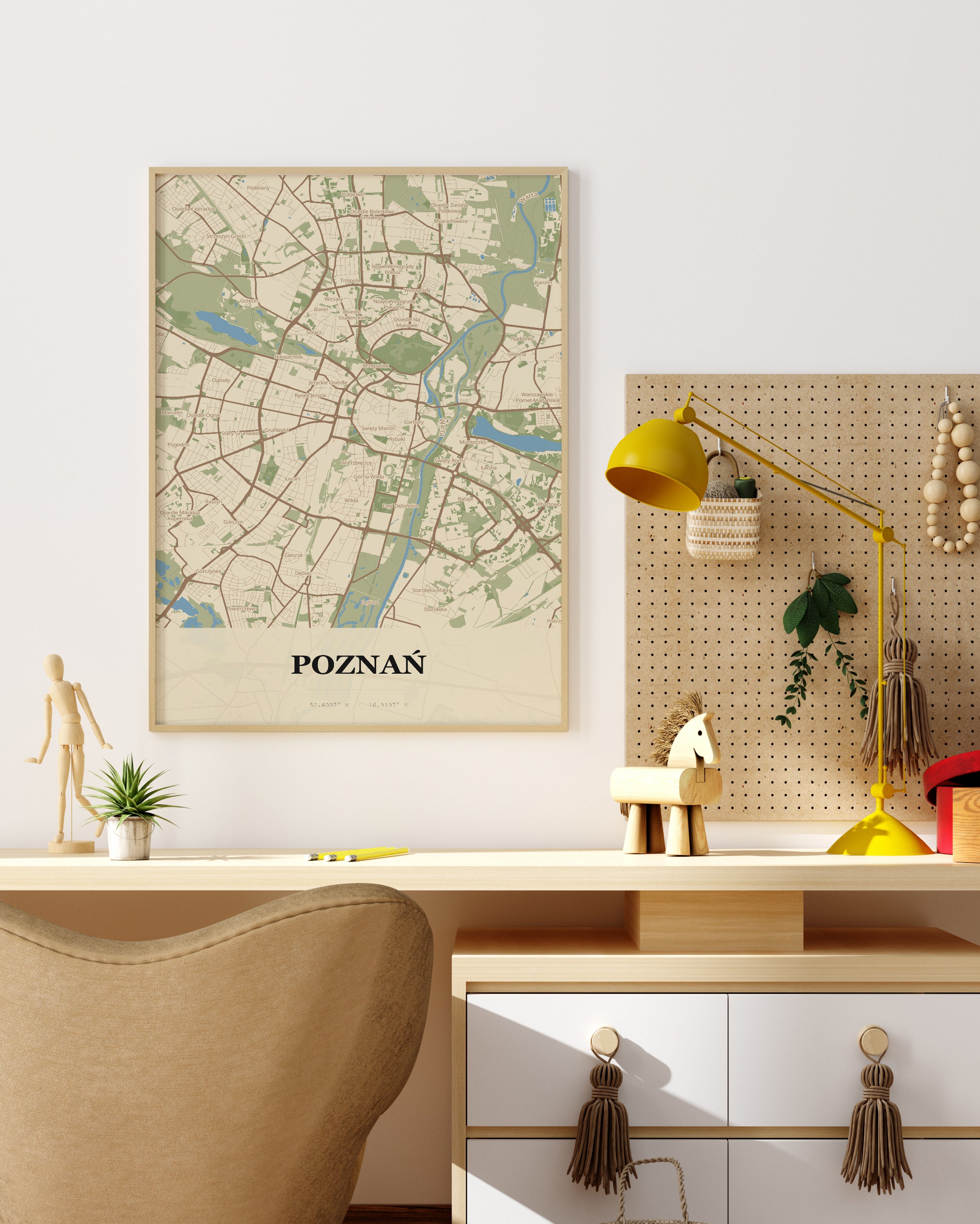 Plakat POZNAŃ – mapa miasta - 4
